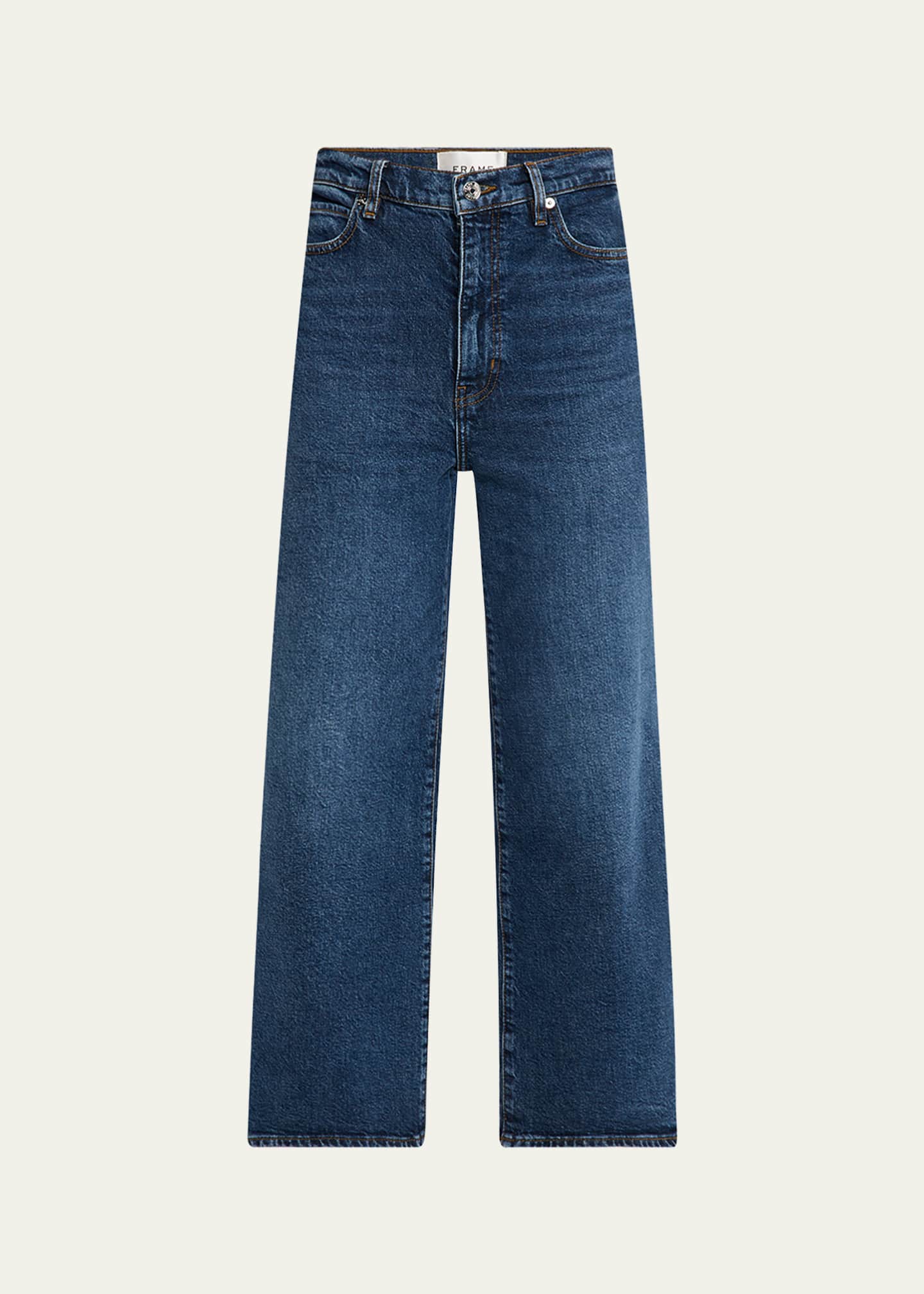 ■新品【FRAMeWORK】WIDE DENIM FRAME The Wide Crop Jeans - Bergdorf Goodman
