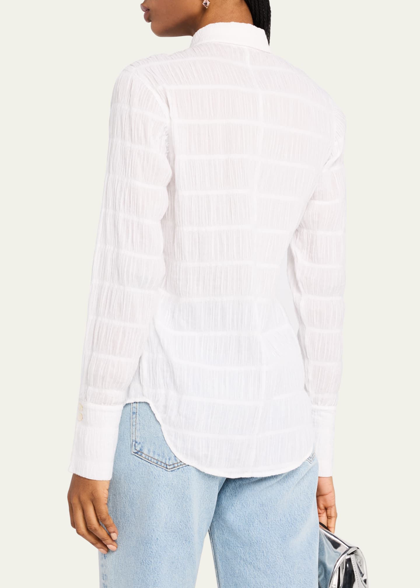 FRAME The Smocked Shirt Image 3 of 5