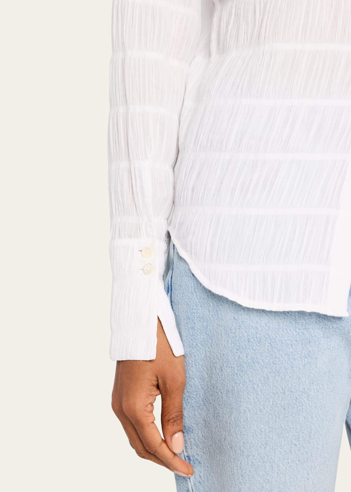 FRAME The Smocked Shirt Image 5 of 5