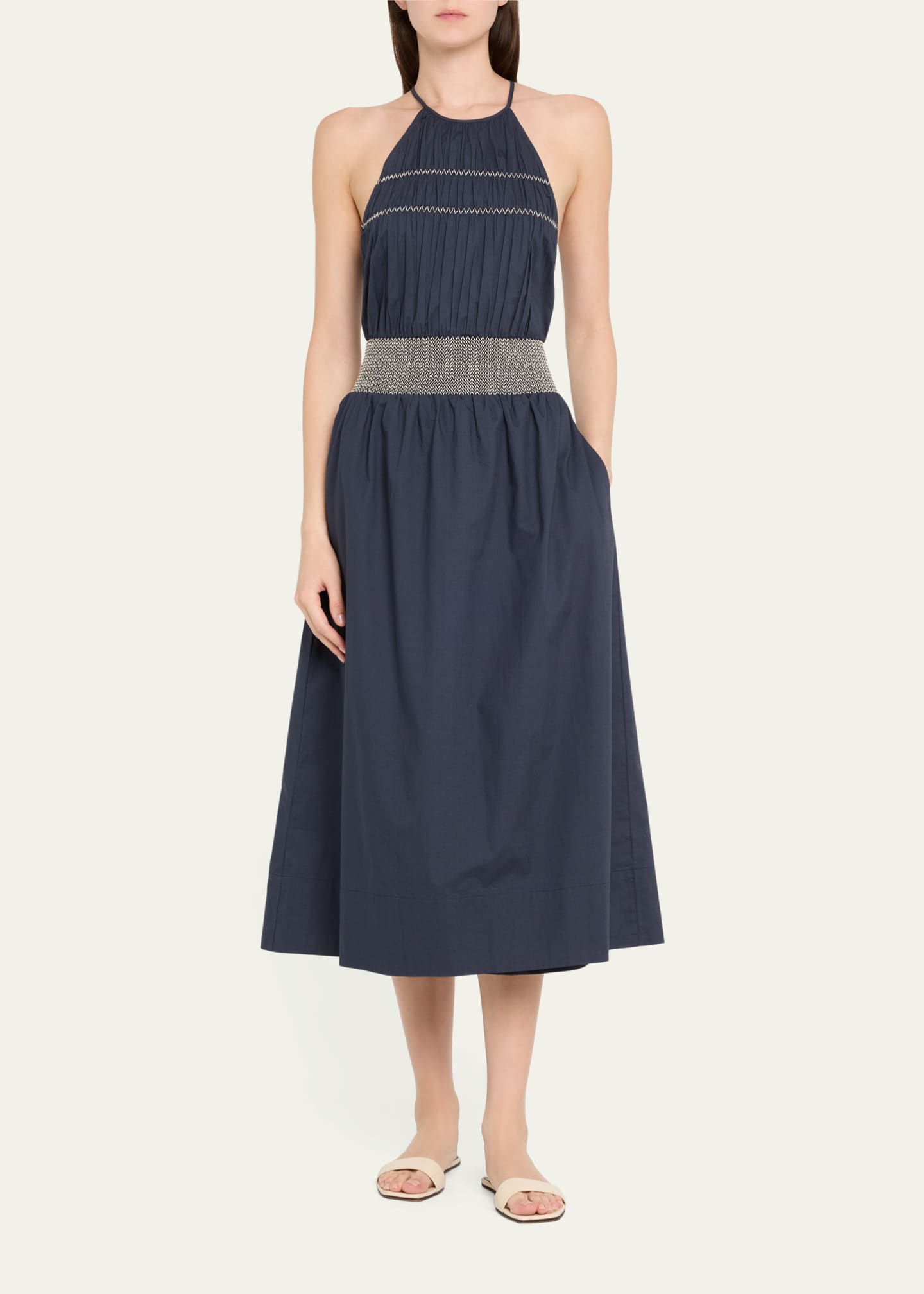 Ramy Brook Melanie High-Neck Midi Dress Image 2 of 5