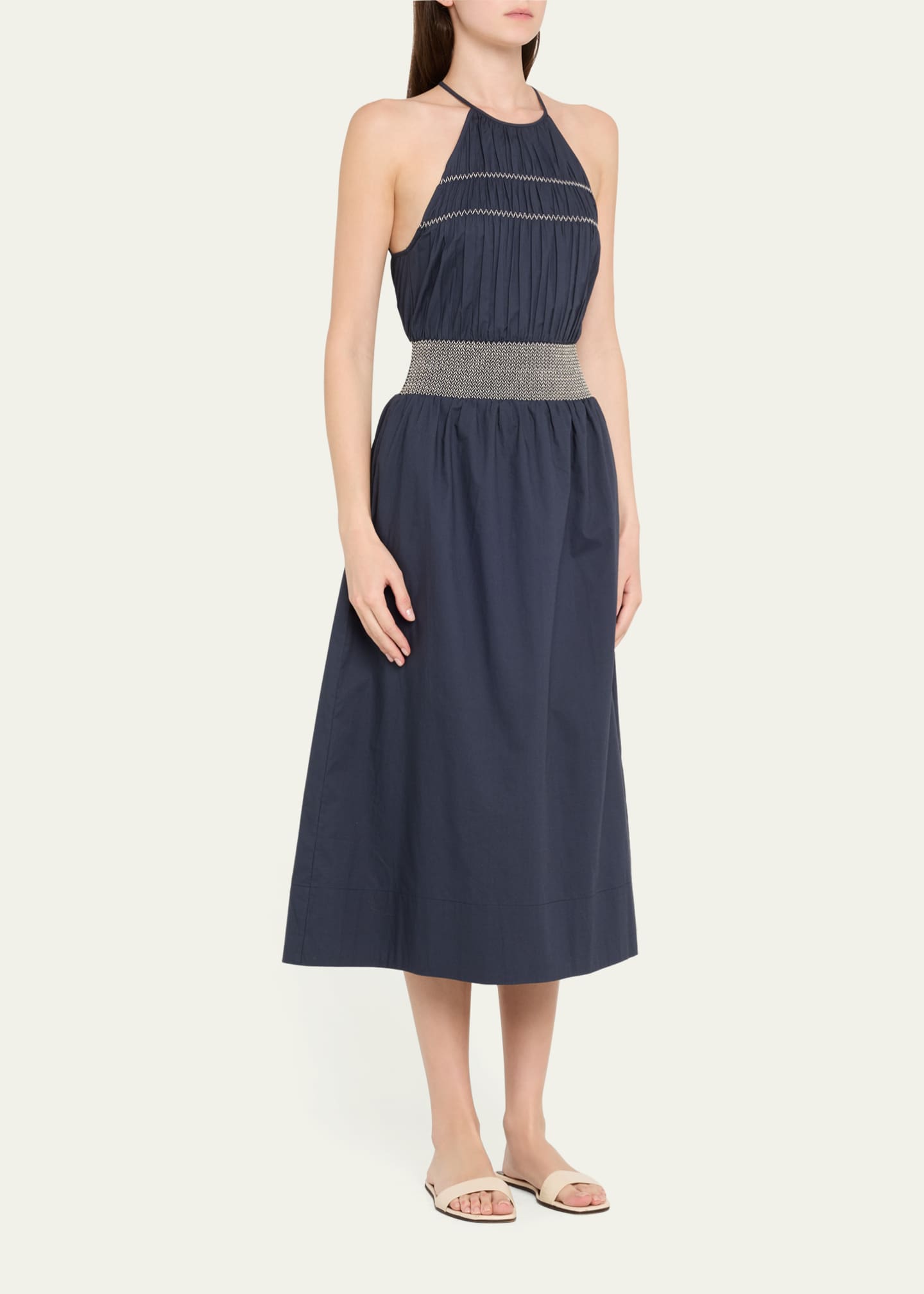 Ramy Brook Melanie High-Neck Midi Dress Image 4 of 5