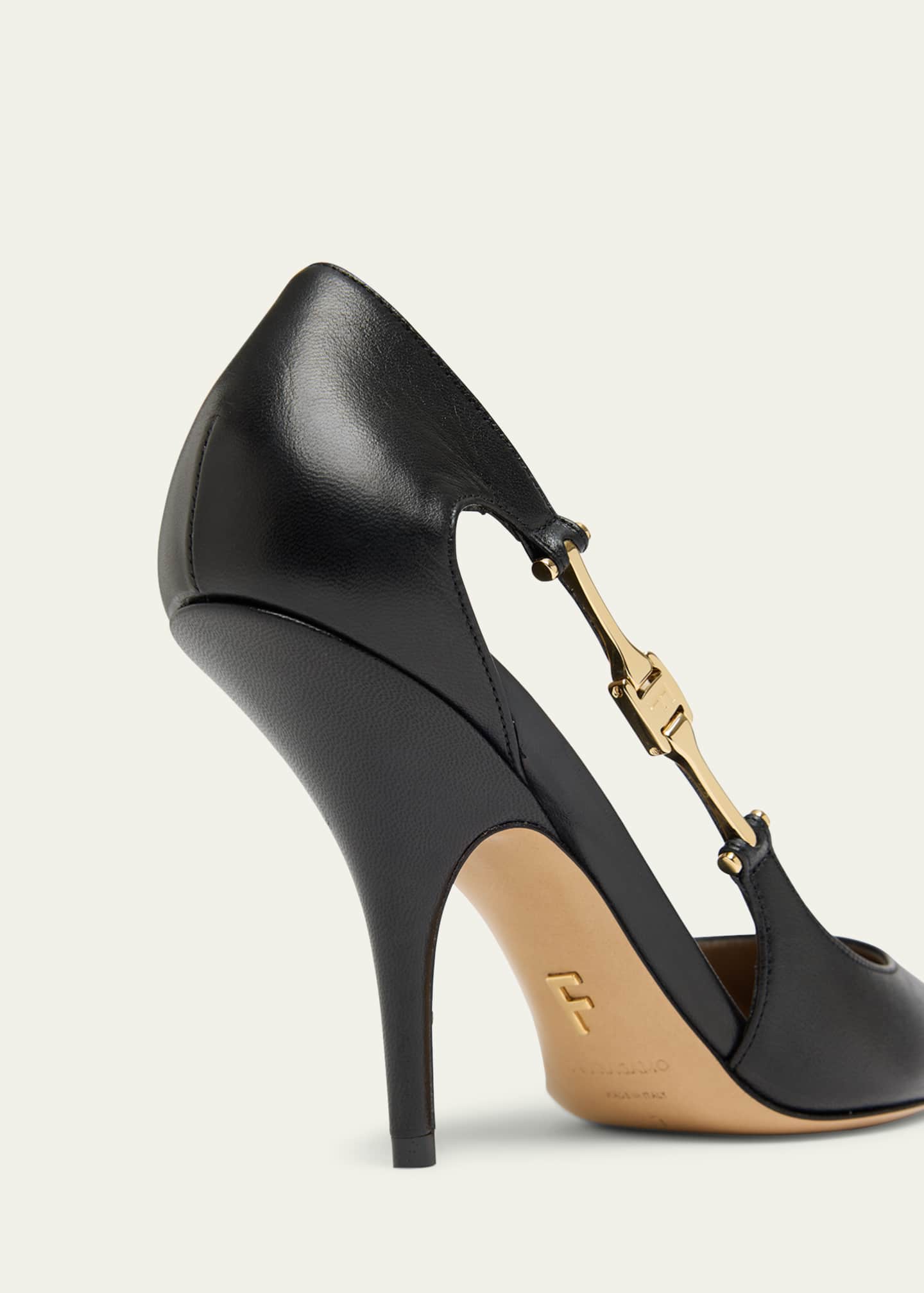 パンプス Ferragamo Pumps Ferragamo Tulip Leather Side Strap Pumps - Bergdorf Goodman