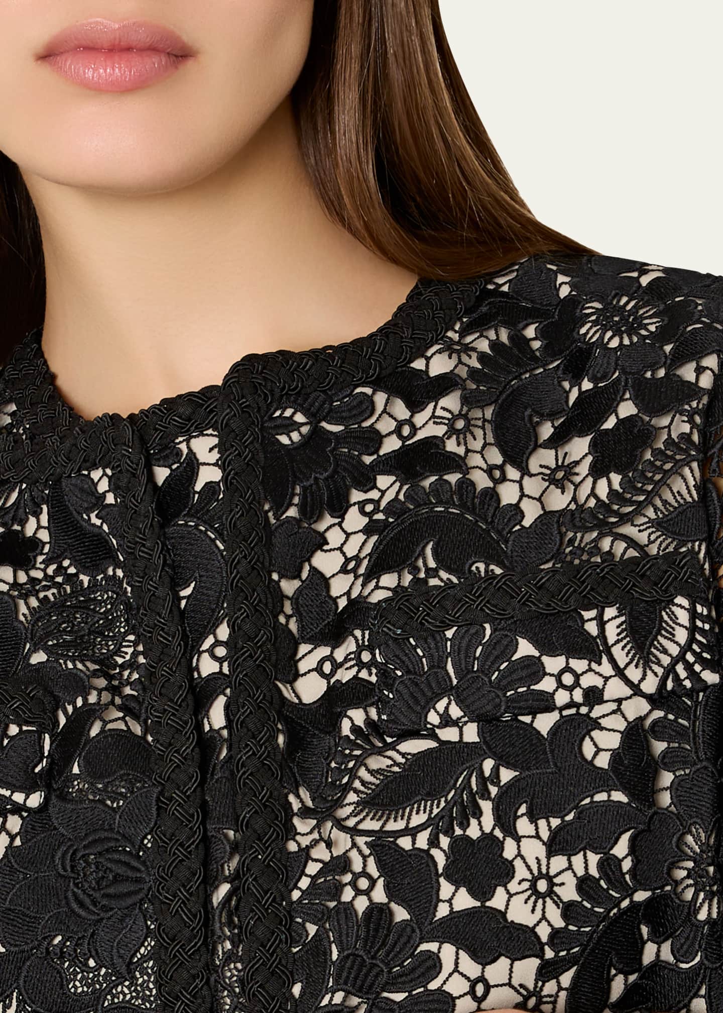 zimmermann lace trim dress Hypnotic Lace Trim Mini Dress