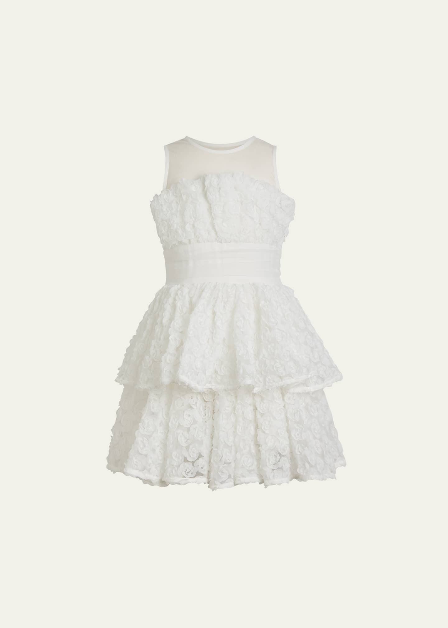 Bardot Junior Girl's Rosette Mini Tulle Dress, Size 4-16 Image 1 of 2