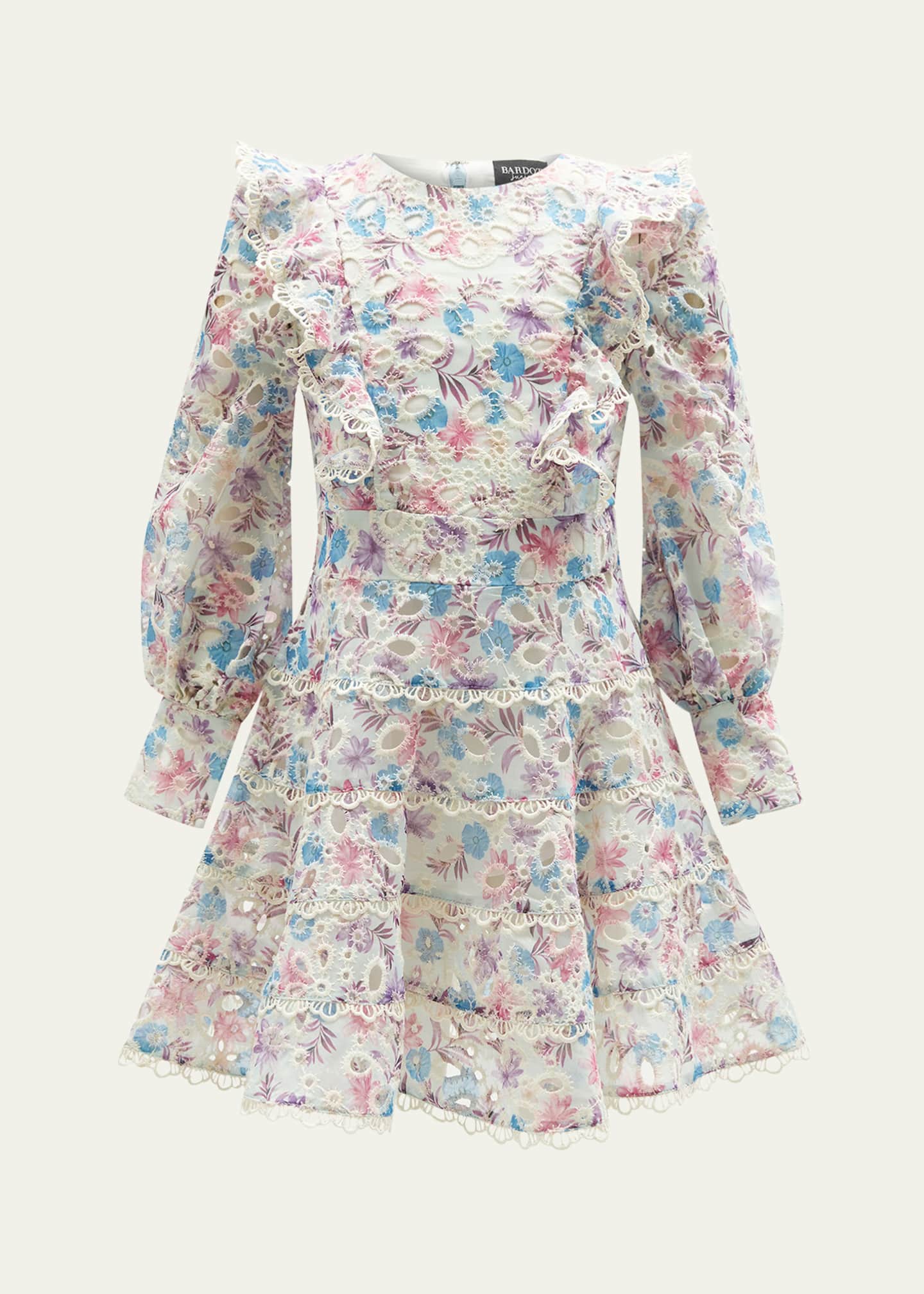 Bardot Junior Girl's Miley Floral-Print Embroidered Dress, Size 6-16 Image 1 of 2