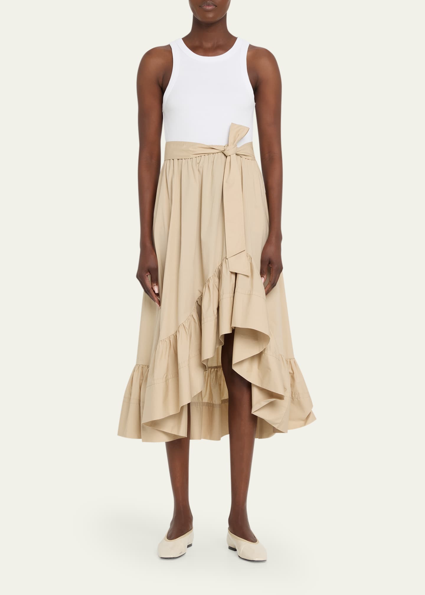 cinq a sept pleated dress Cinq  Sept Women's Maslow Pleated Midi-Dress - Yolk