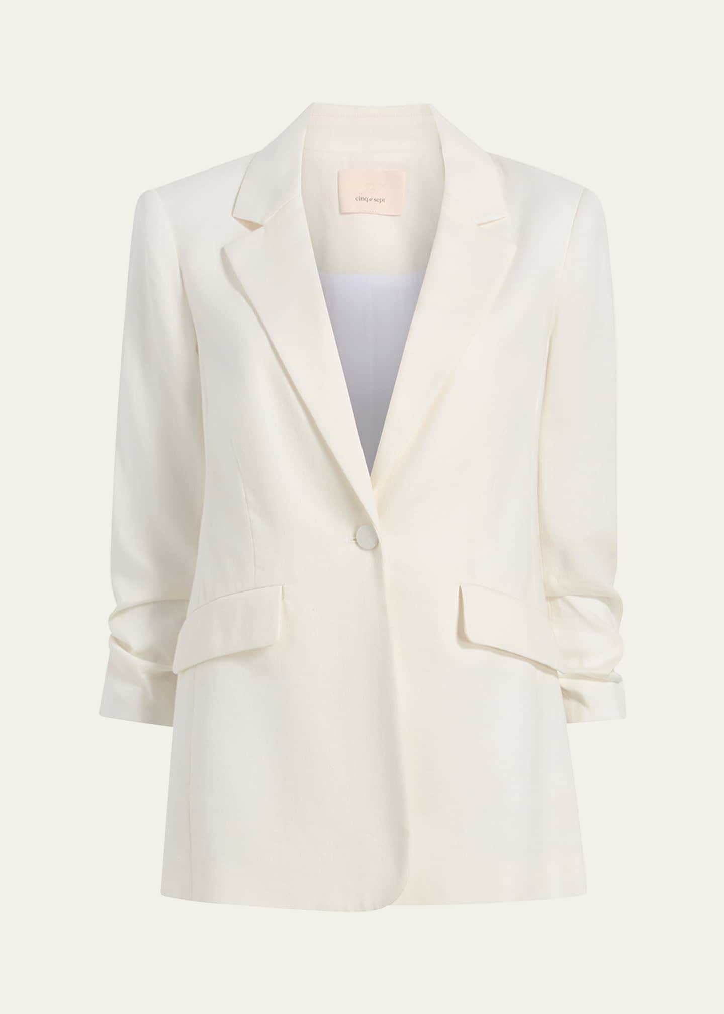Cinq a Sept Kylie Linen Blazer Image 1 of 3