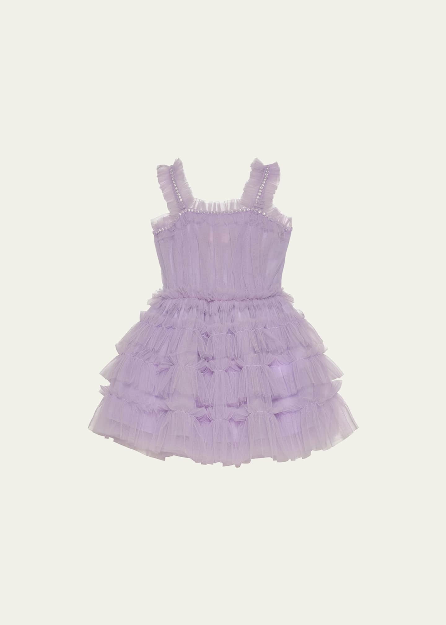 Tutu Du Monde Girl's Lola Embellished Tulle Dress, Size 3M-24M Image 1 of 2