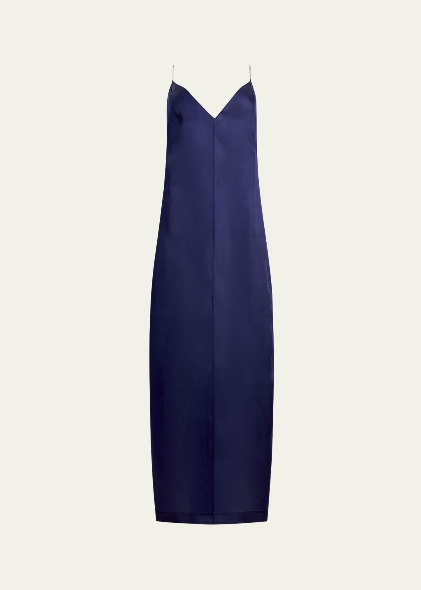 Khaite Tulula V-Neck Silk Slipdress Image 1 of 5