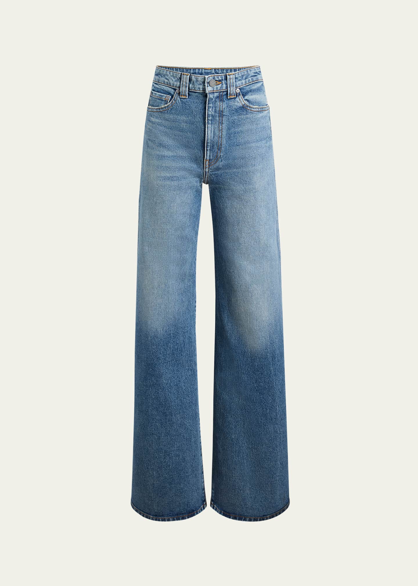 Khaite Dane High-Rise Flared Jeans Image 1 of 5