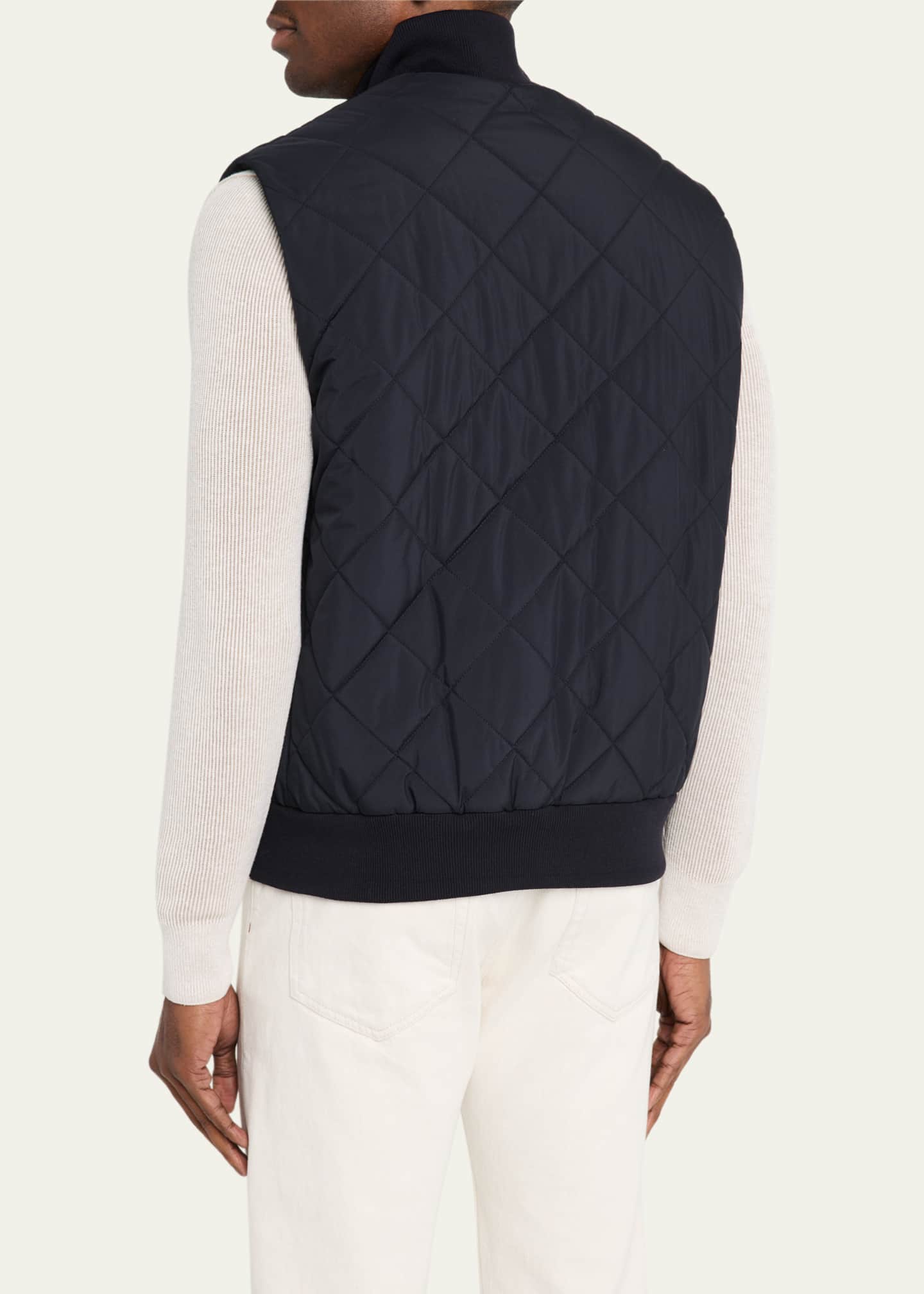 Loro Piana Men's Ampay Full-Zip Vest - Bergdorf Goodman