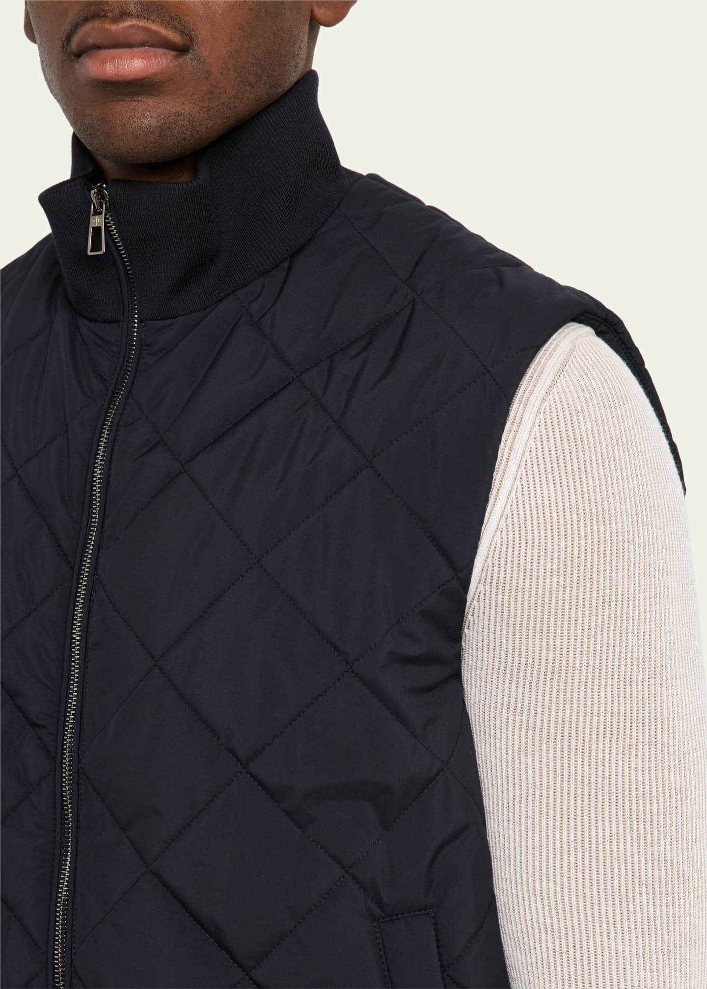 Loro Piana Men's Ampay Full-Zip Vest - Bergdorf Goodman