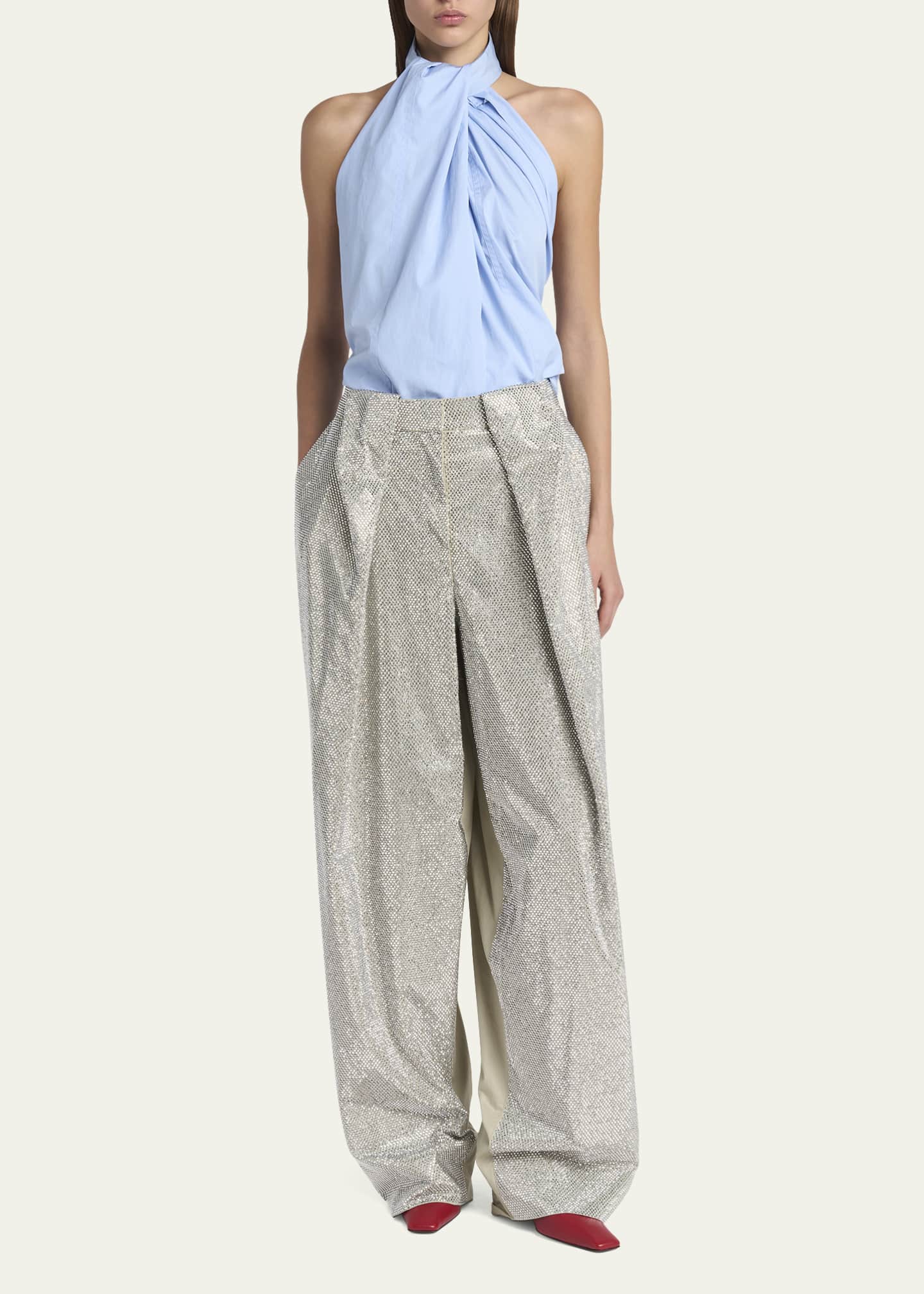 Stella McCartney Crystal Hotfix Balloon Trousers Image 2 of 5