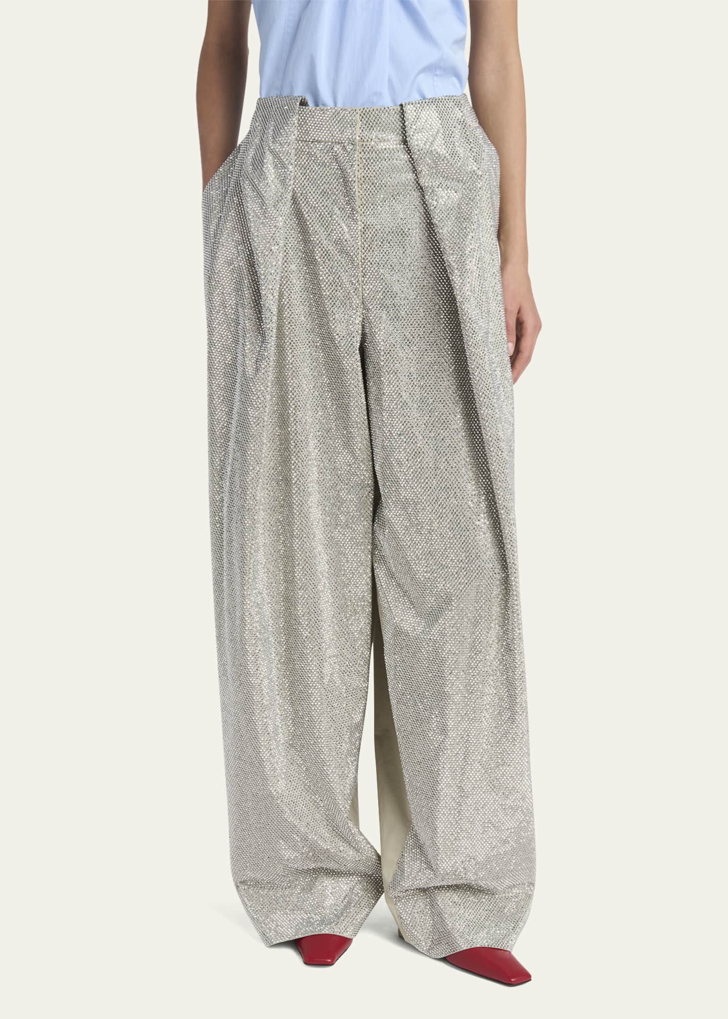 Stella McCartney Crystal Hotfix Balloon Trousers Image 4 of 5