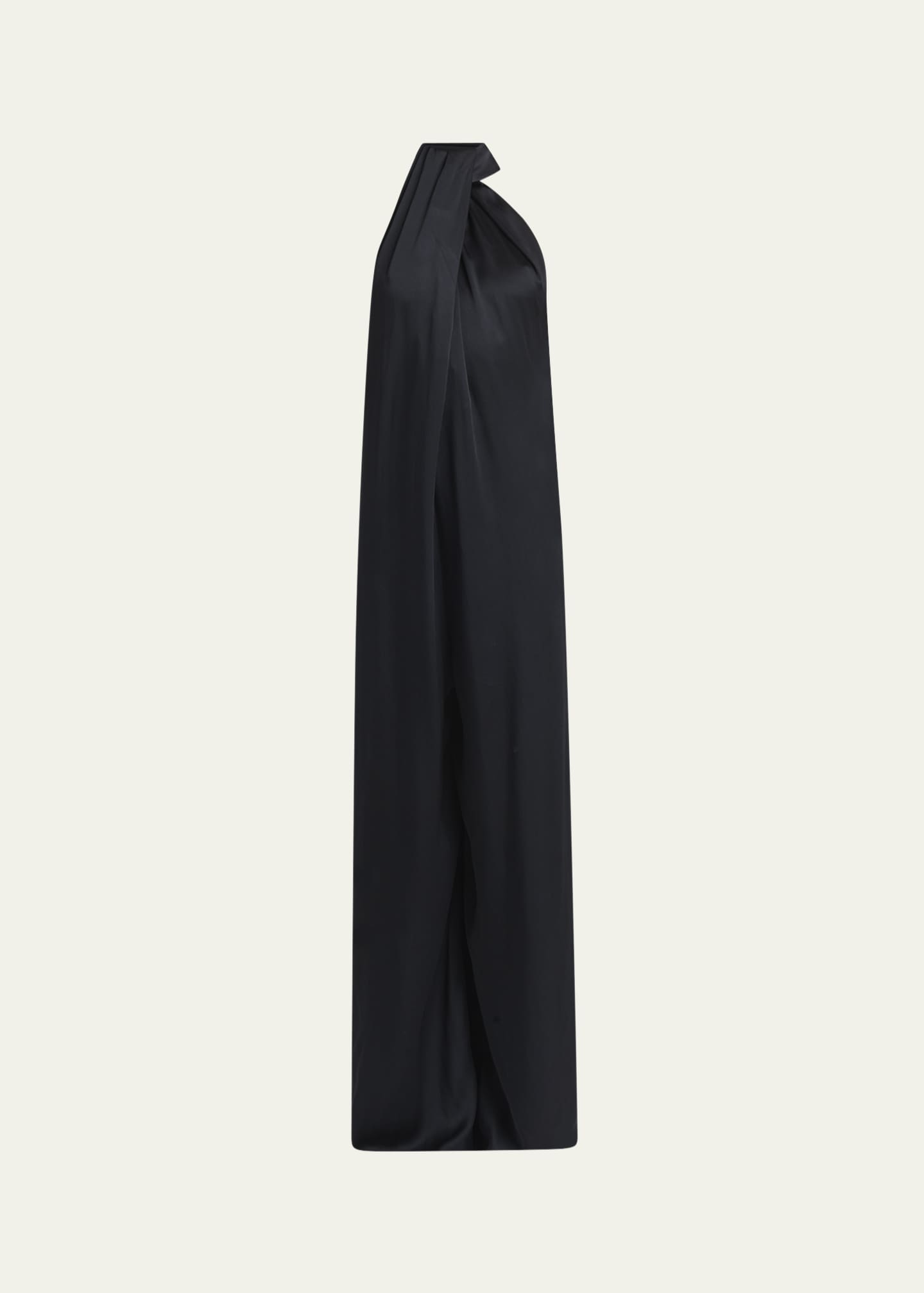 Stella McCartney Envers Draped Satin Halterneck Jumpsuit Image 1 of 5