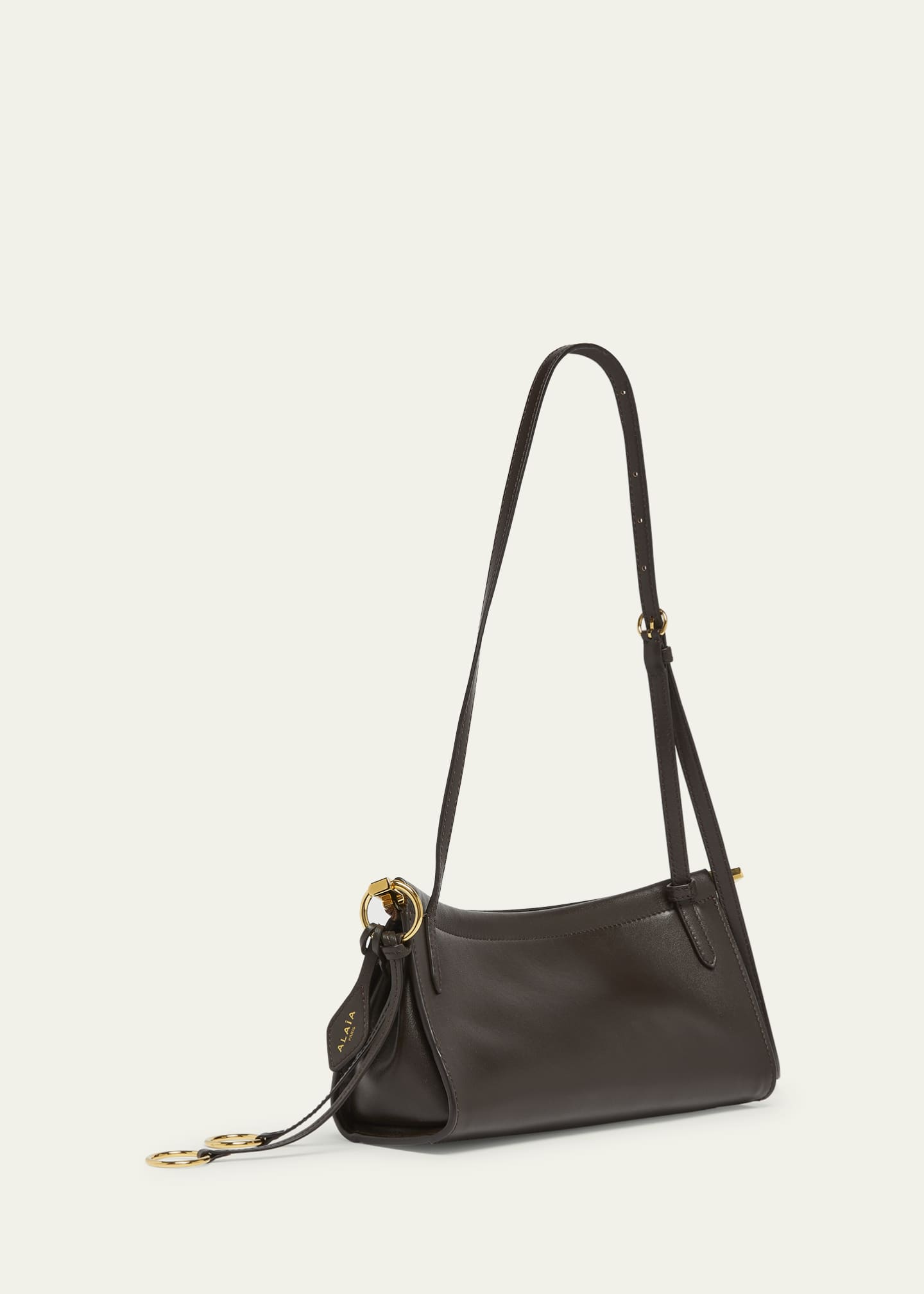 Le Click Small Shoulder Bag in Glossy Leather