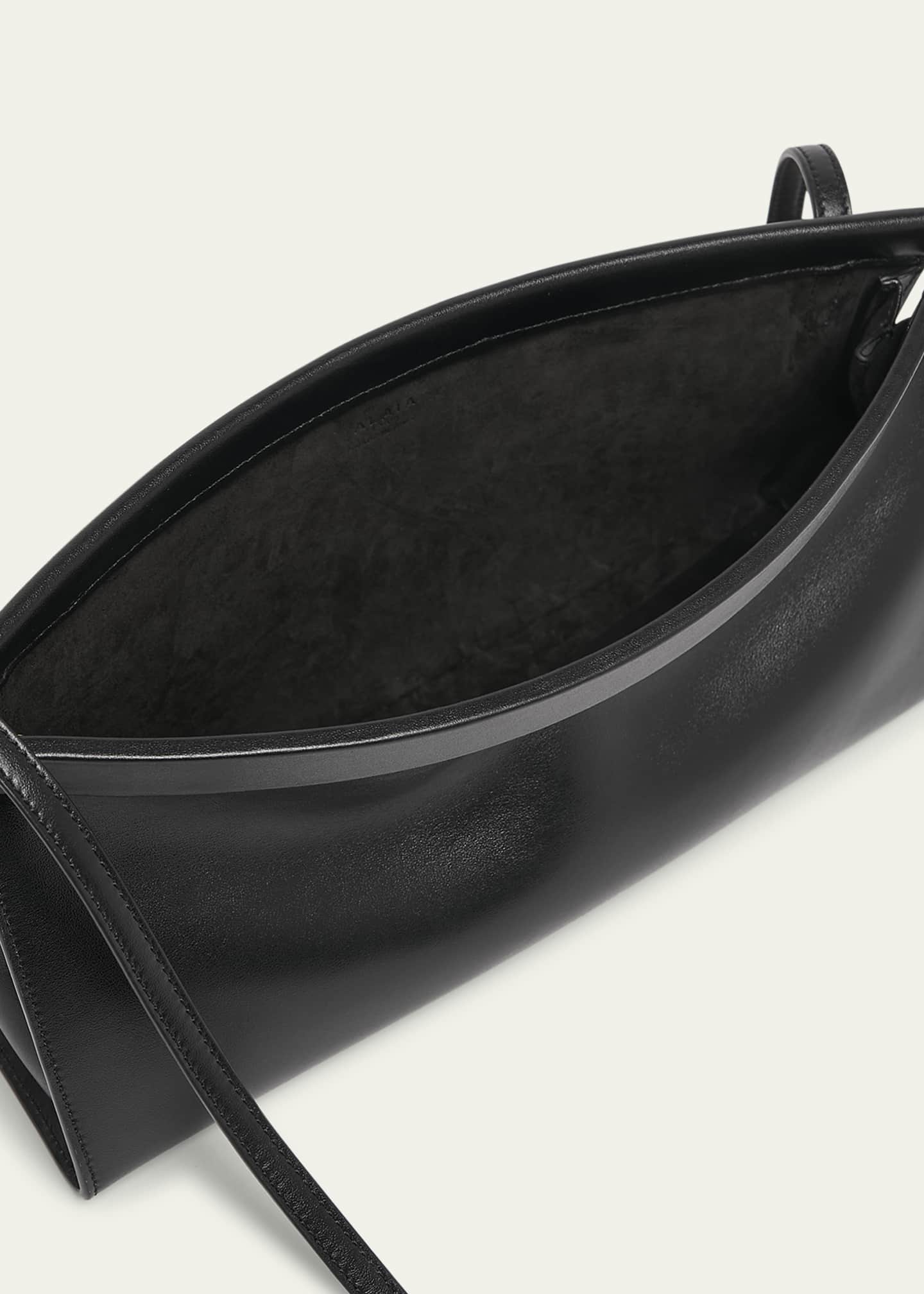 ALAIA Le Click Medium Shoulder Bag in Glossy Leather Image 4 of 6