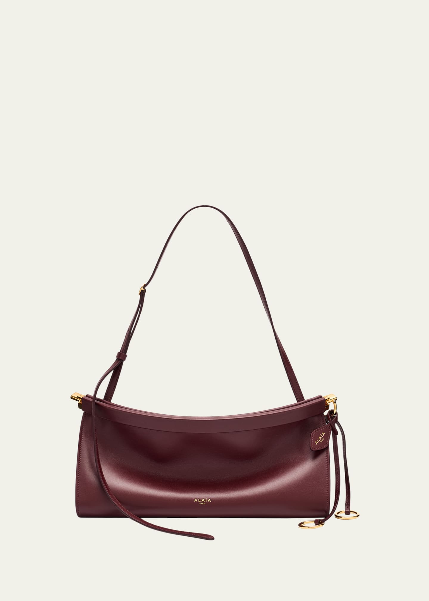 ALAÏA Le Click Medium Shoulder Bag in Glossy Leather - Bergdorf