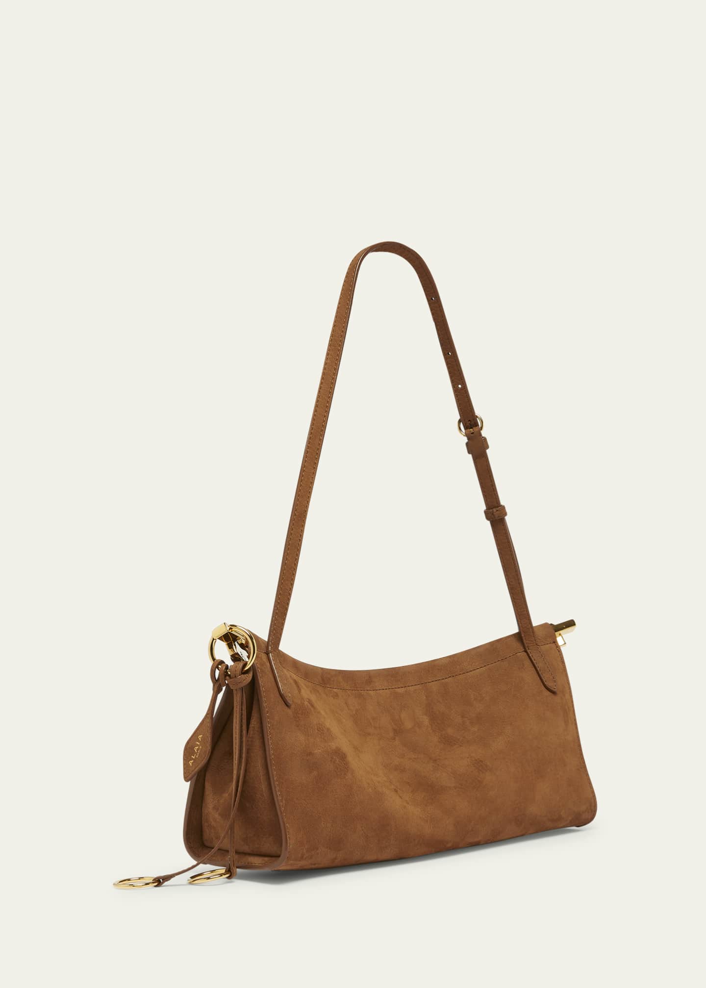 ALAIA Le Click Medium Shoulder Bag in Leather Image 3 of 6