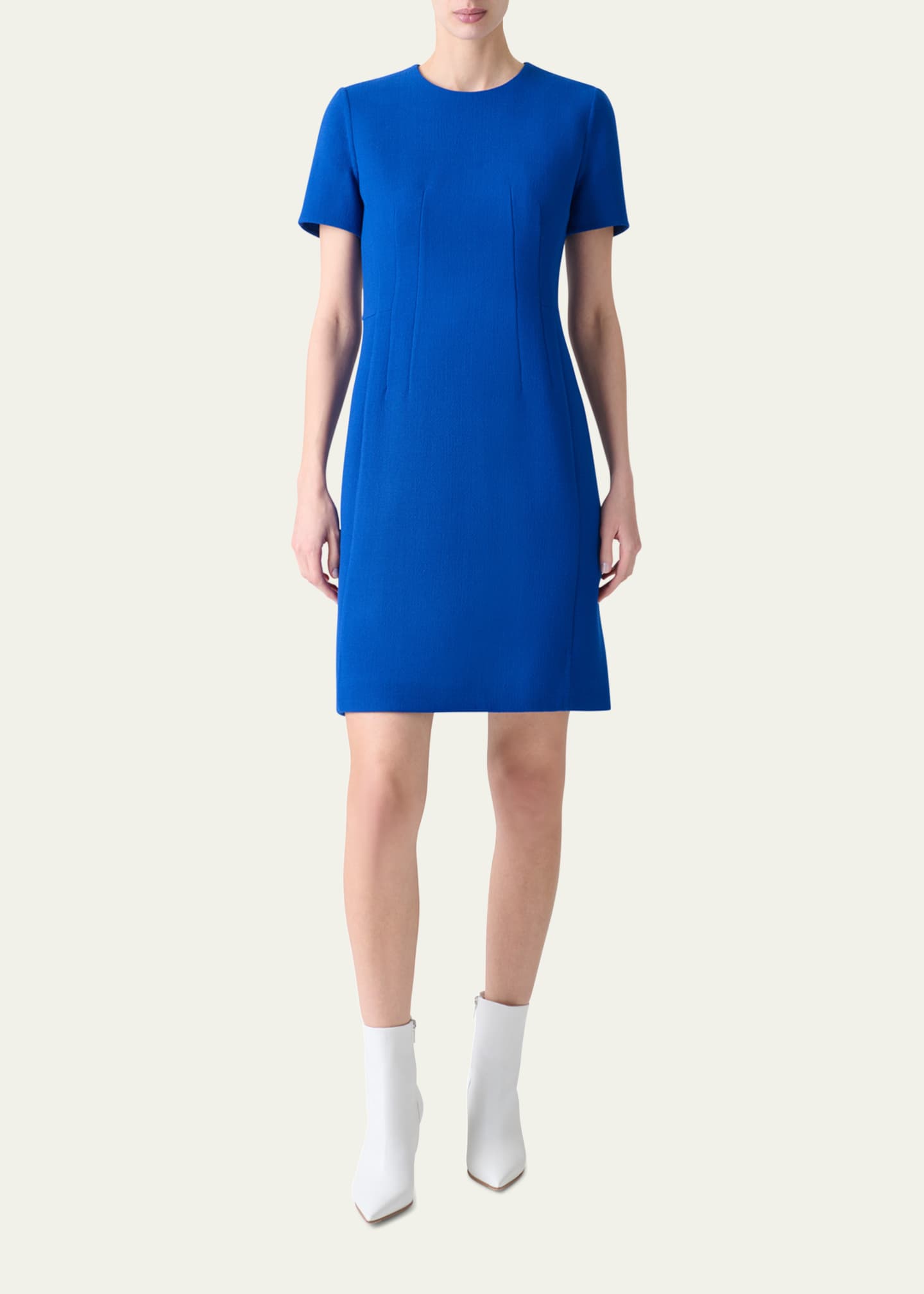 Akris Tailored Wool Crepe Dress Image 2 of 5