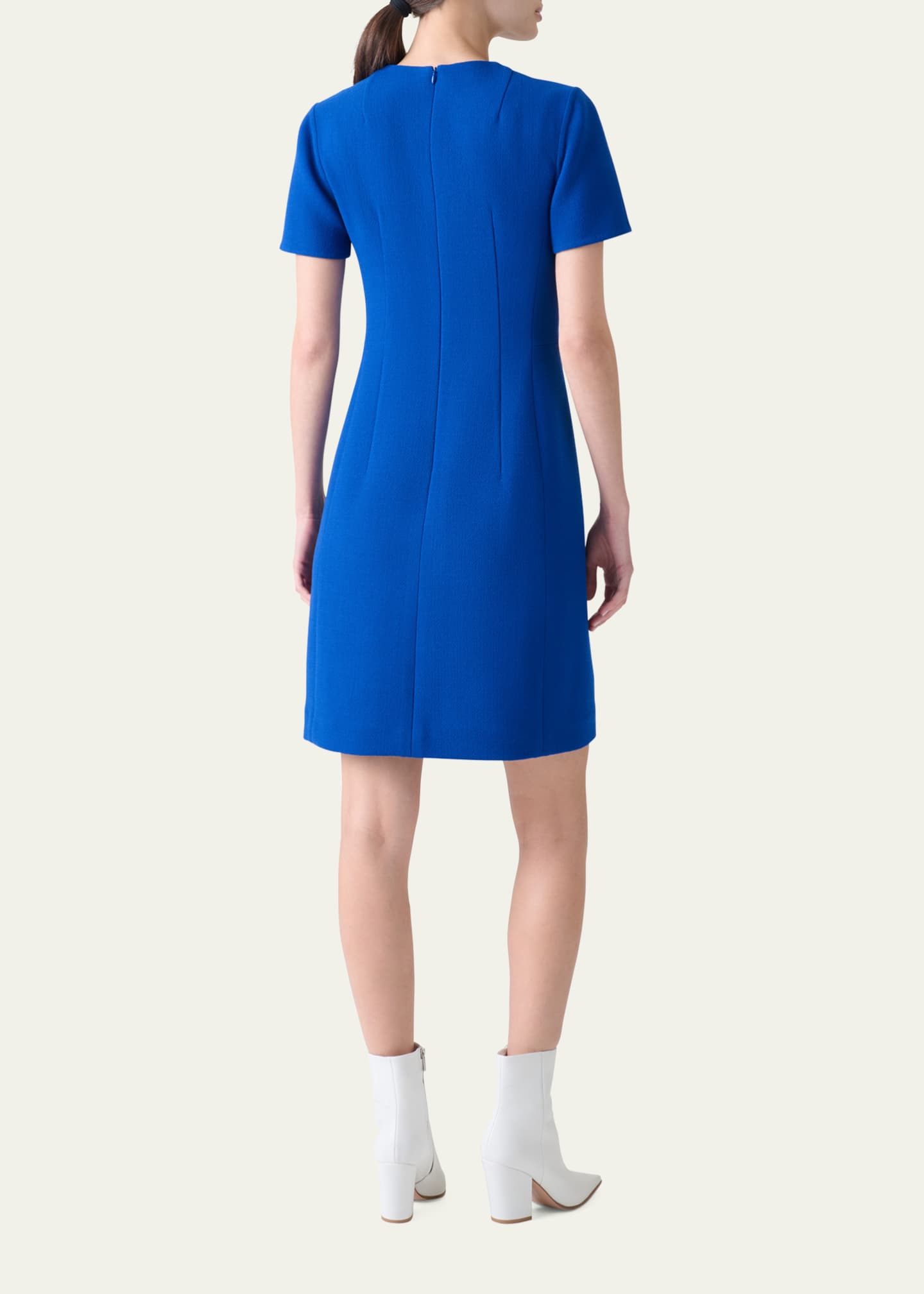 Akris Tailored Wool Crepe Dress Image 3 of 5