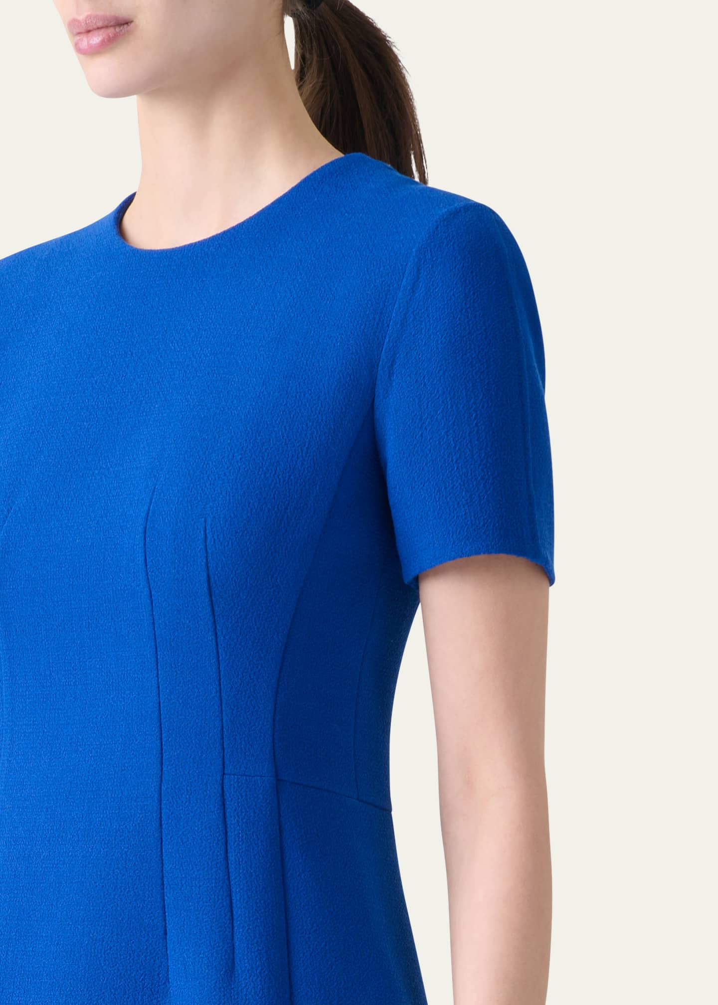 Akris Tailored Wool Crepe Dress Image 5 of 5