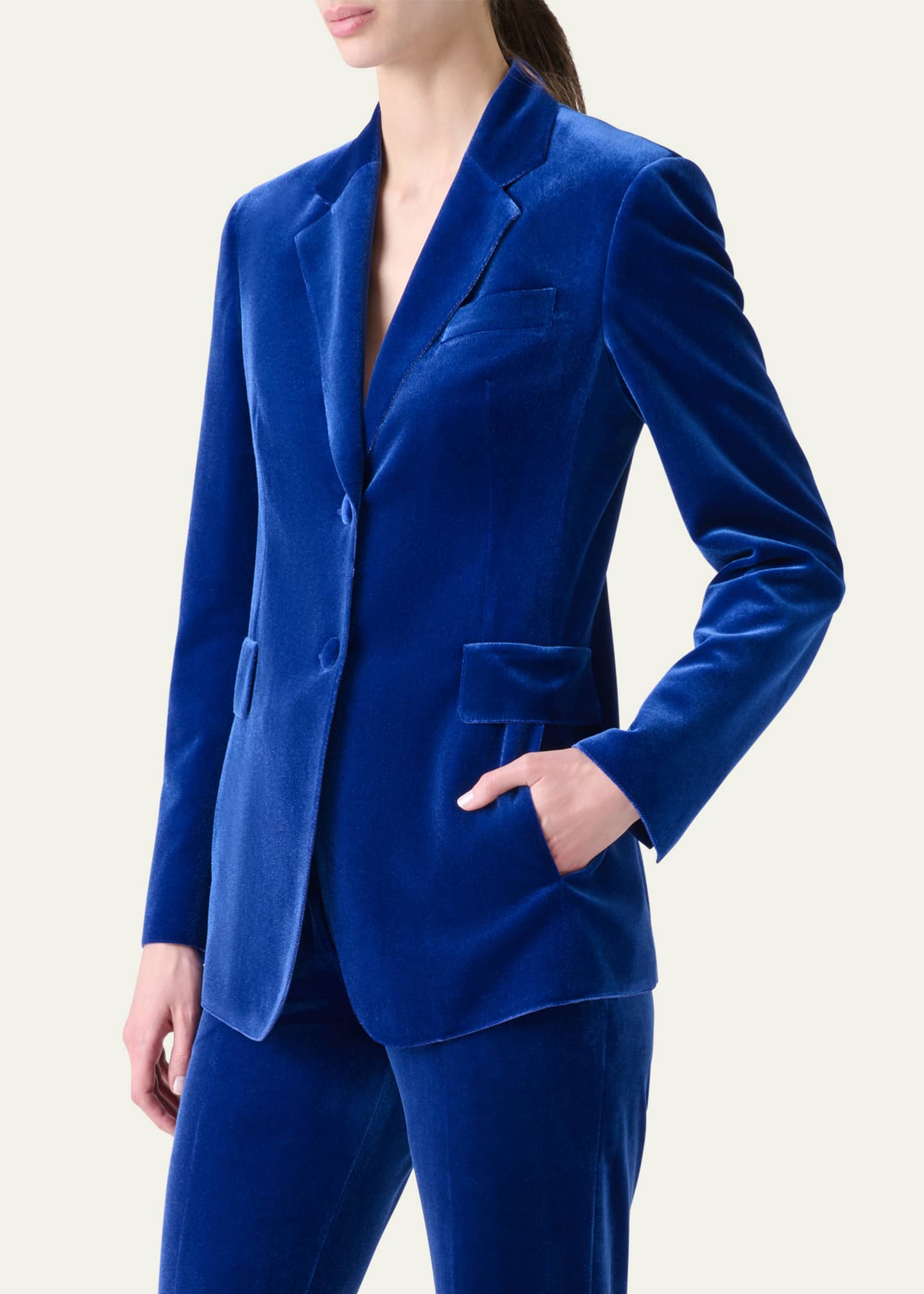 Akris Taddeo Velvet Jacket Image 4 of 5