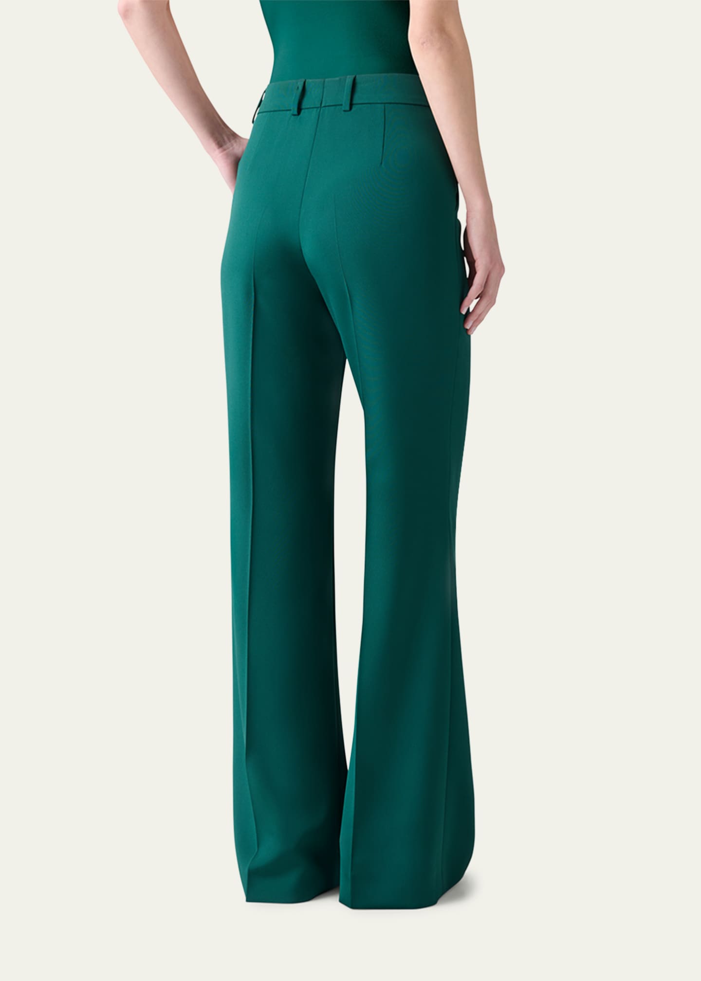 Akris Florine Swarovski Stars Silk Crepe Pants Image 3 of 5