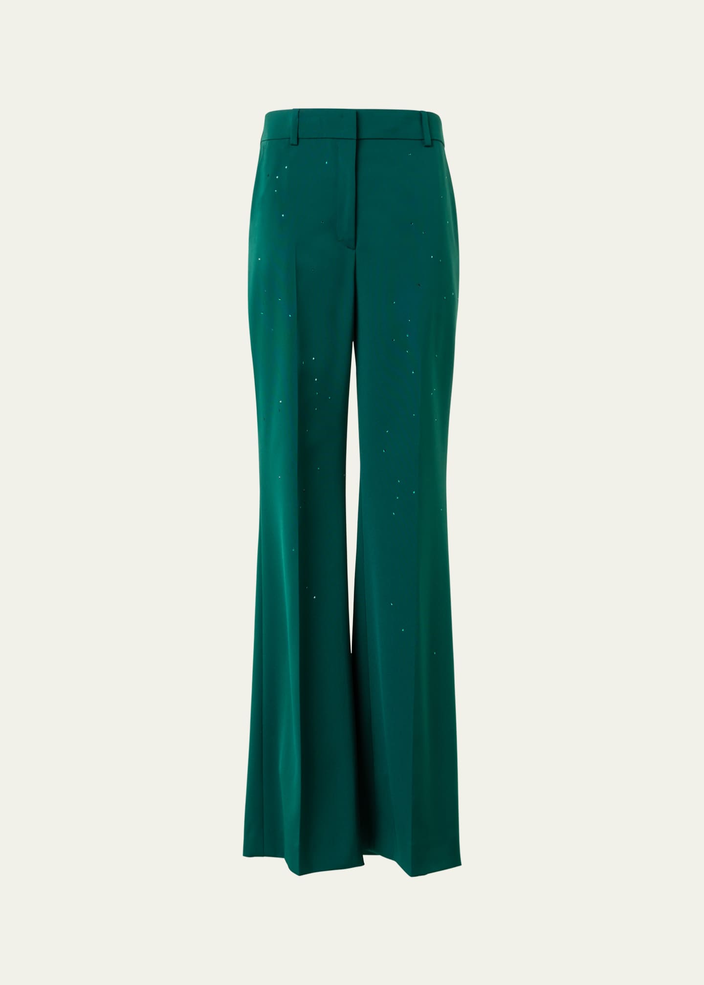 Akris Florine Swarovski Stars Silk Crepe Pants Image 1 of 5