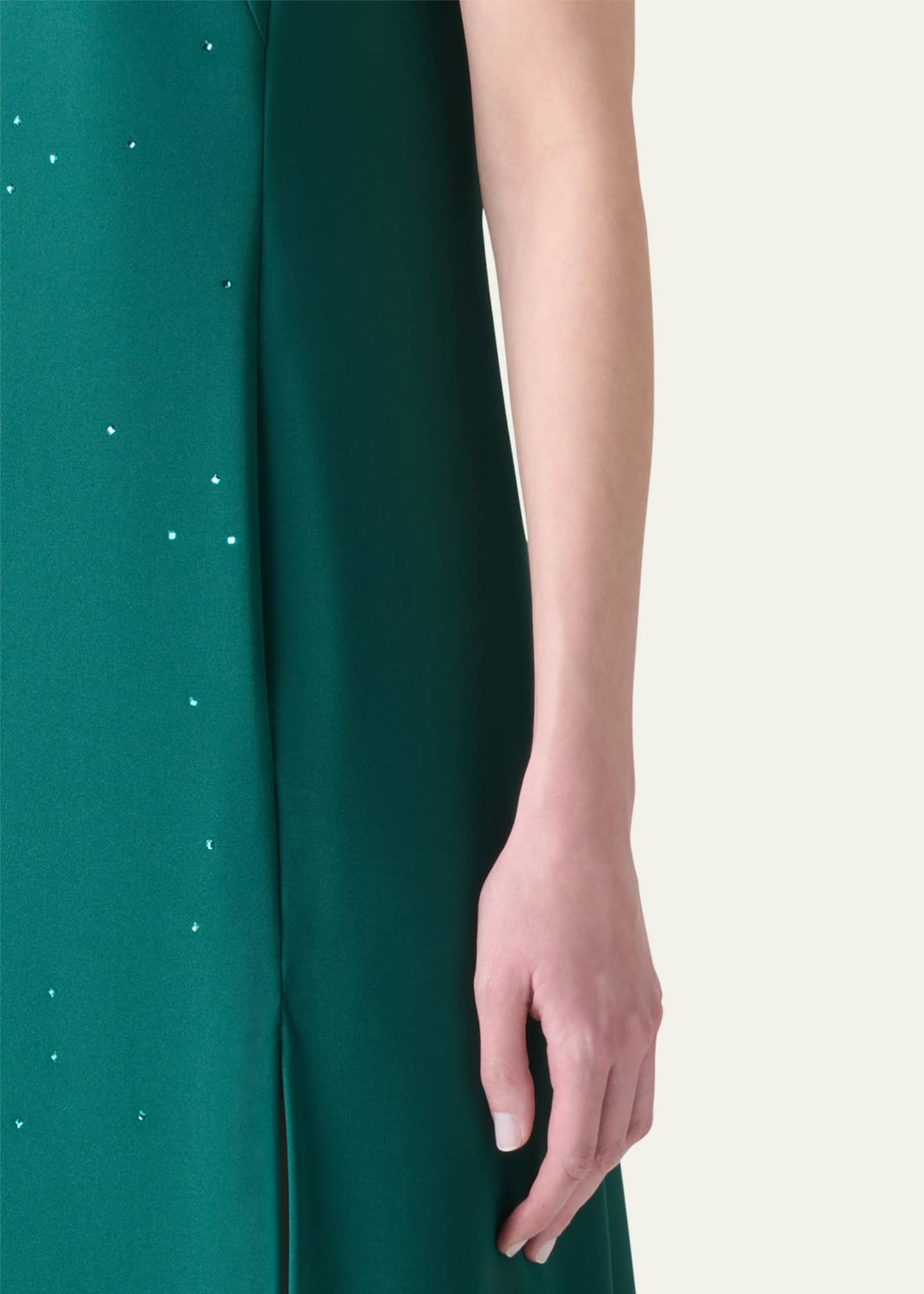 Akris Swarovski Stars Silk Crepe Gown Image 5 of 5