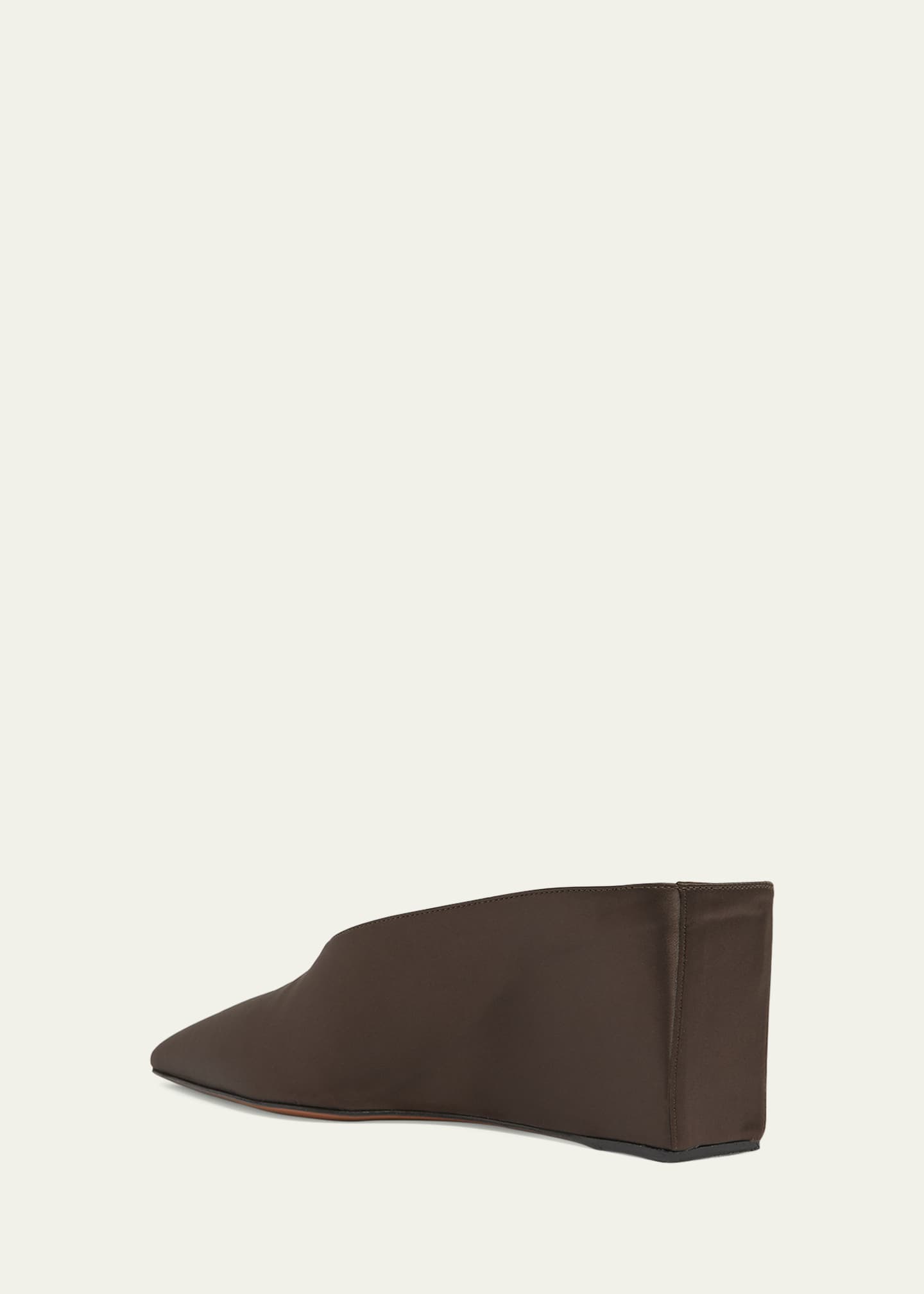 ALAIA Satin Wedge Mules Image 4 of 6