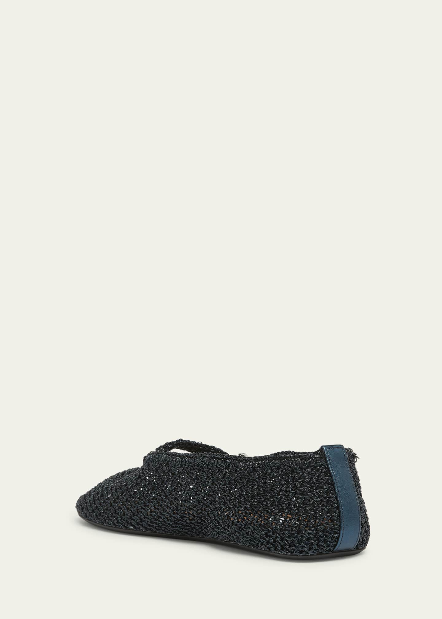 ALAIA Crochet Ballet Flats Image 2 of 4