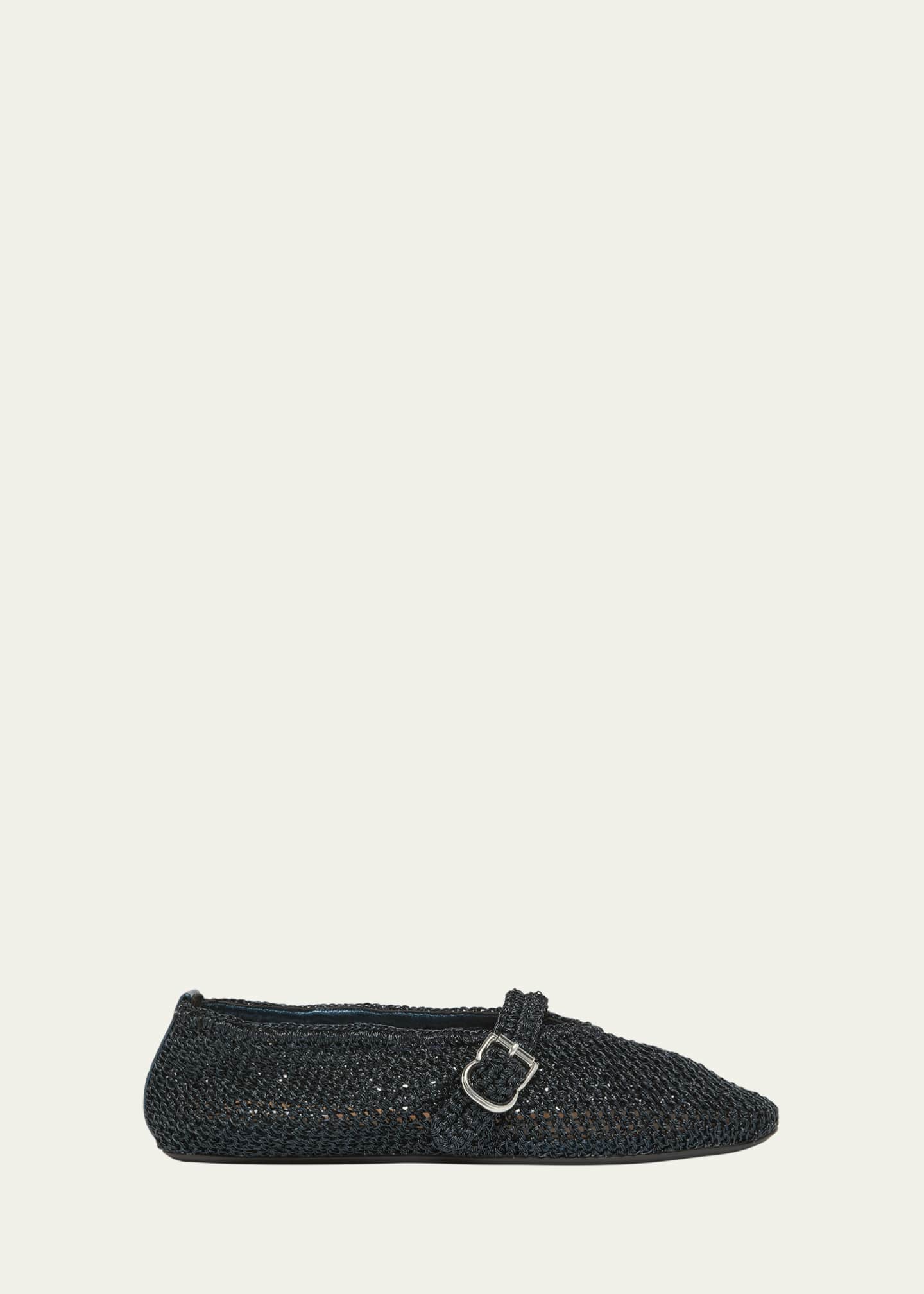 ALAIA Crochet Ballet Flats Image 1 of 4