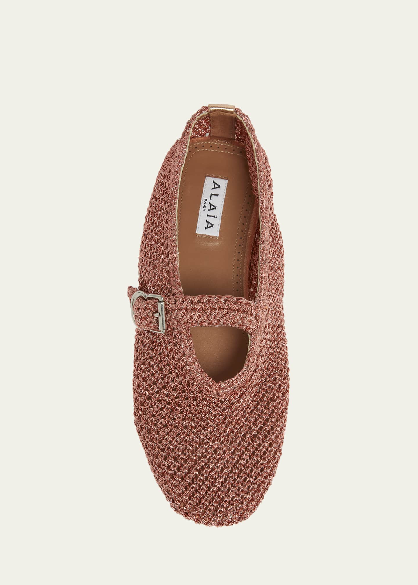 ALAIA Crochet Ballet Flats Image 4 of 4