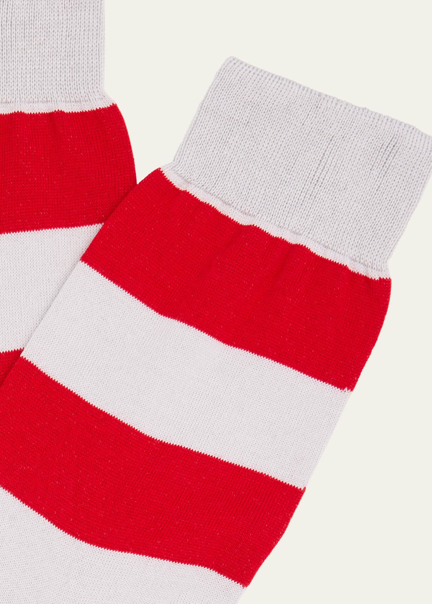 Maria La Rosa Striped Mid-Calf Socks Image 2 of 2