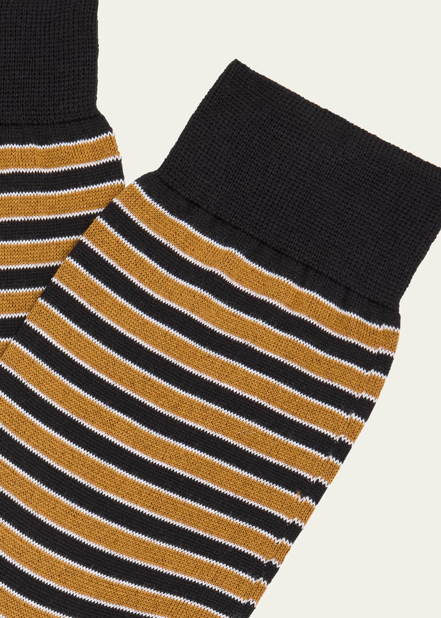 Maria La Rosa Striped Mid-Calf Socks Image 2 of 2