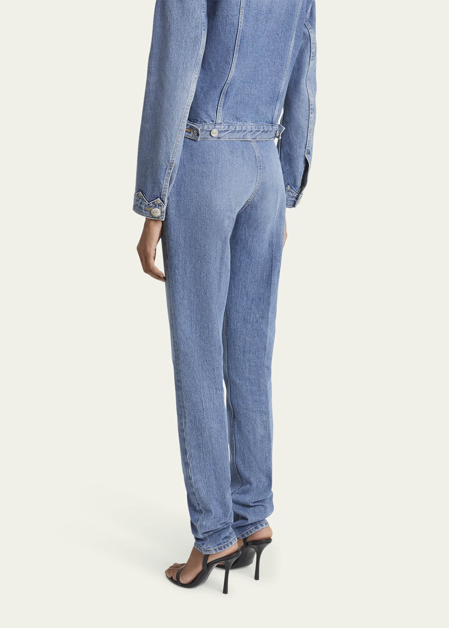 Givenchy Western Straight Leg Denim Pants Image 3 of 5