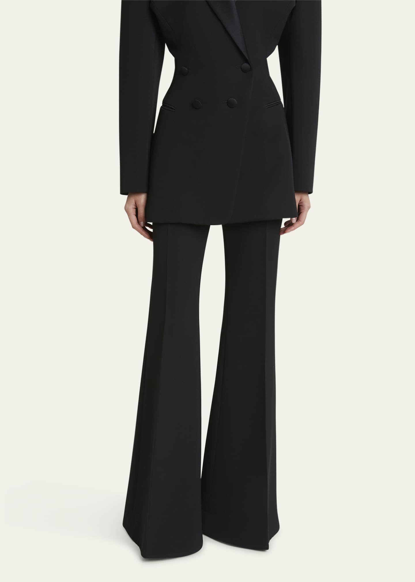 Givenchy Flared Wool Trousers Image 4 of 5