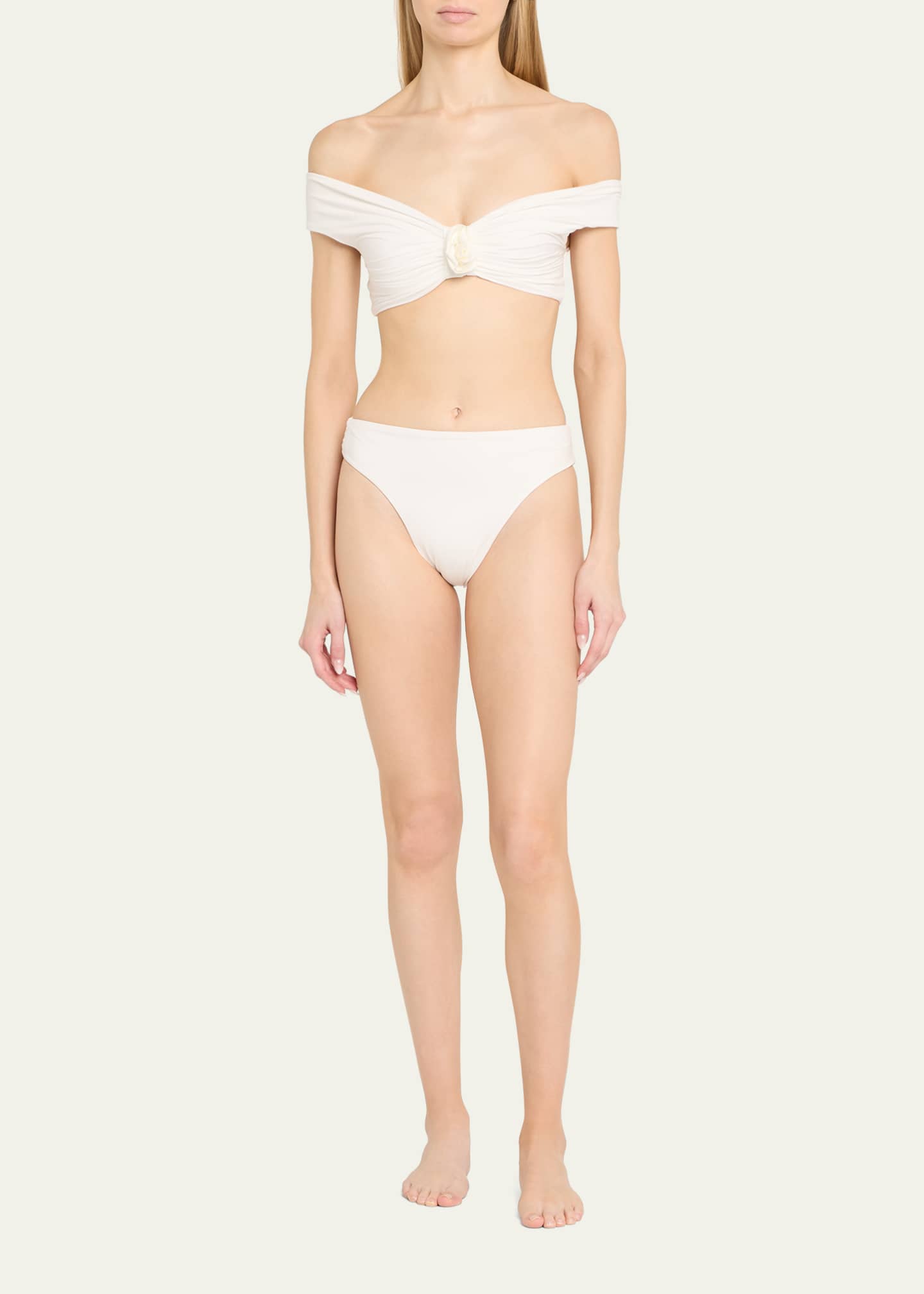 Sauco Off-Shoulder Two-Piece Swimsuit