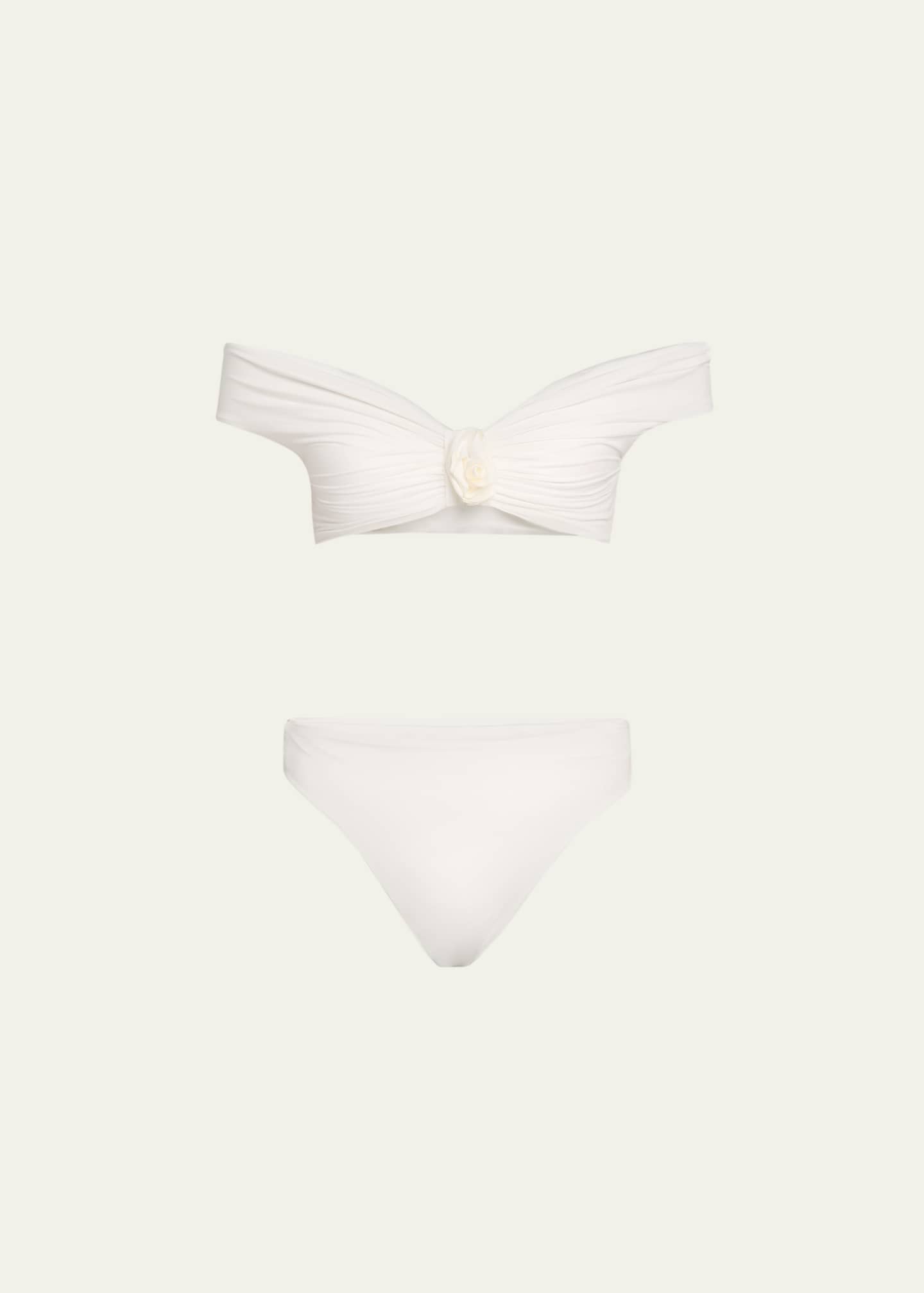 Sauco Off-Shoulder Two-Piece Swimsuit
