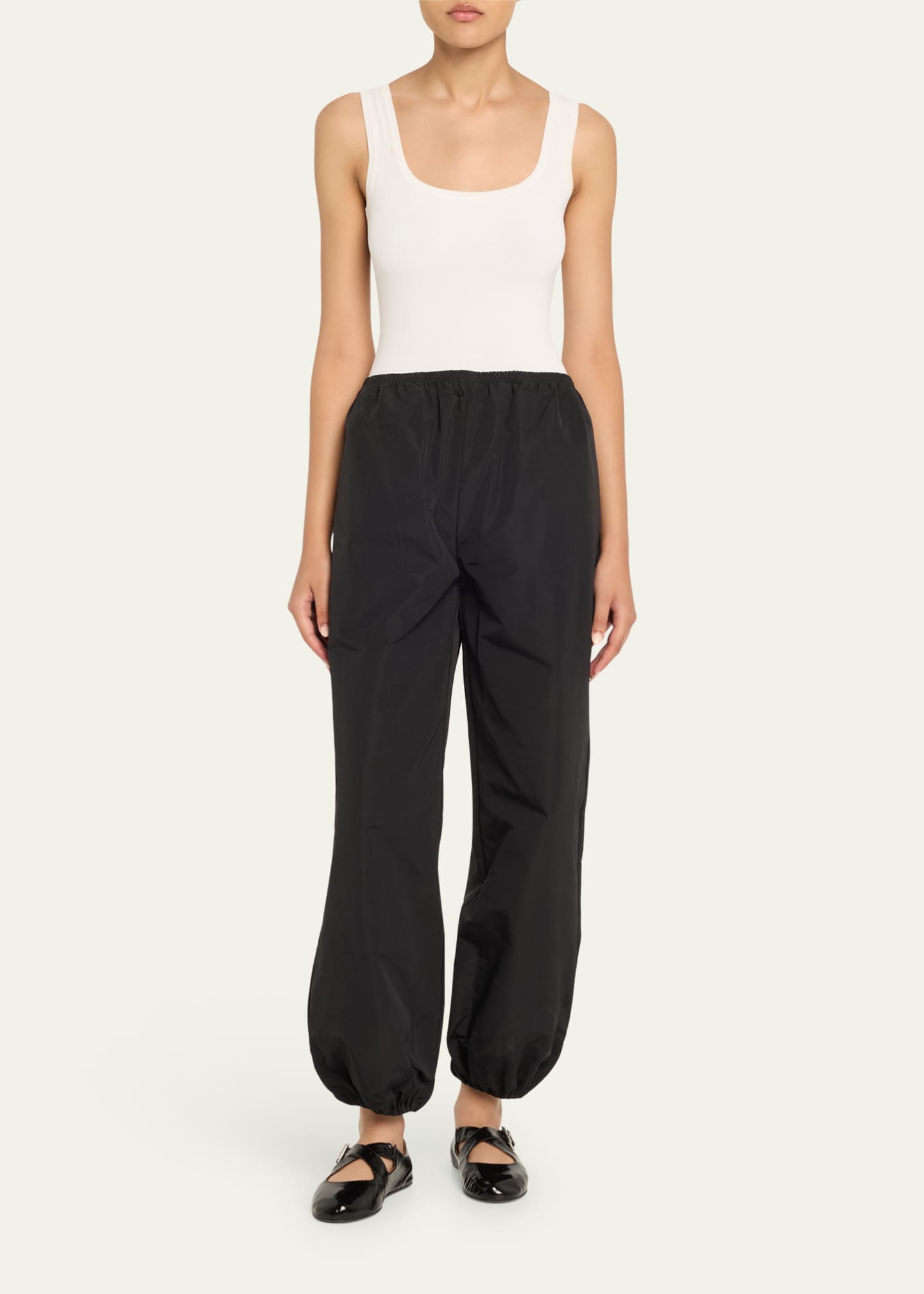 ALAIA Balloon Silk Taffeta Pants Image 2 of 5