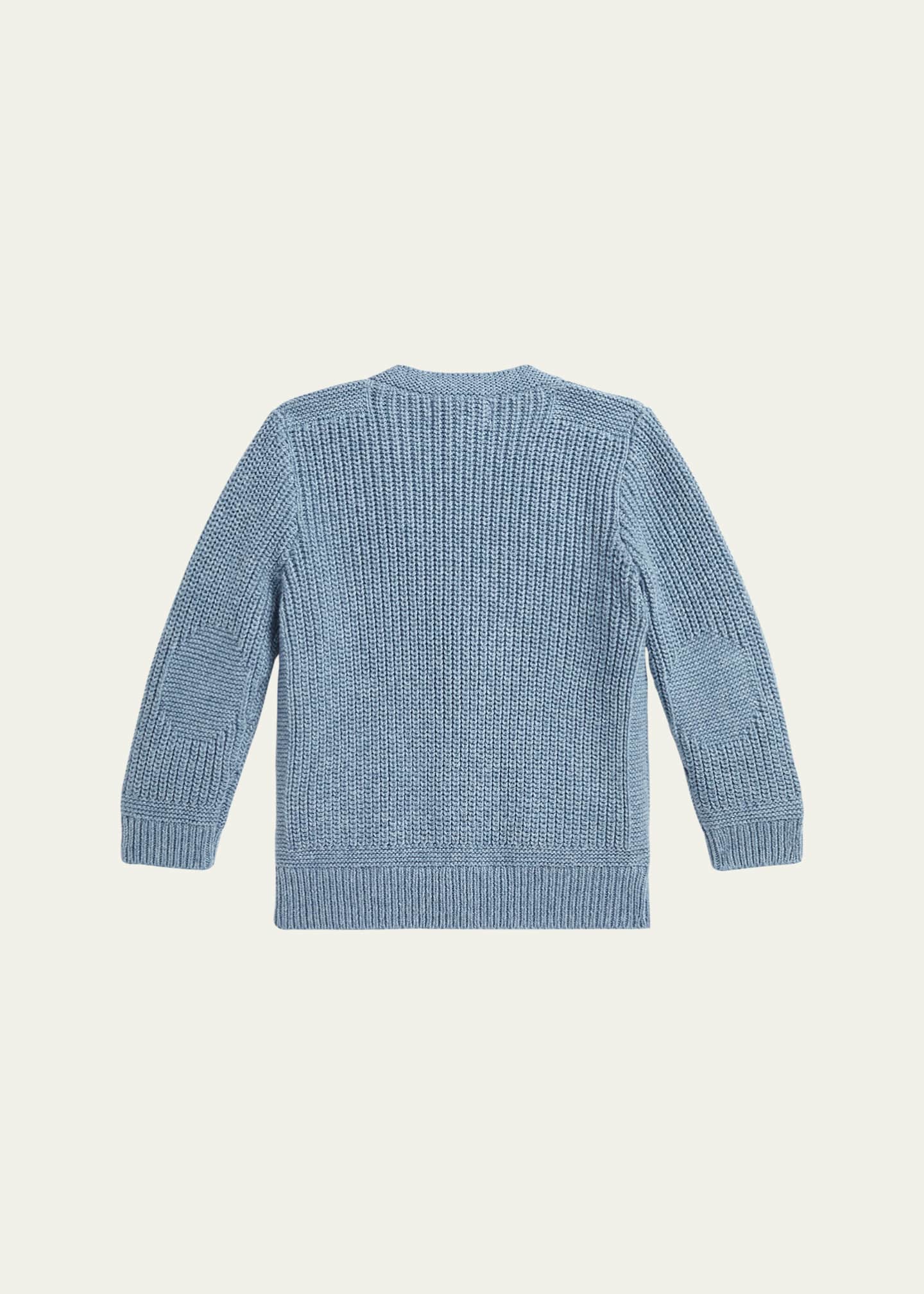 Ralph Lauren Childrenswear Boy's Knit Cardigan, Size 3M-24M Image 2 of 2