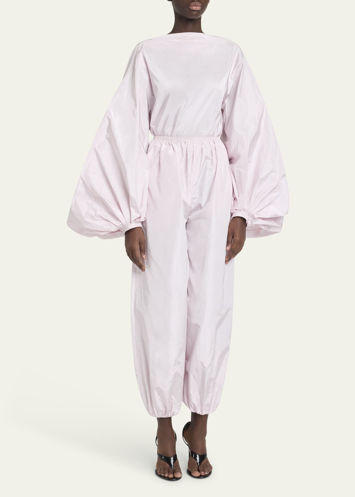 ALAIA Balloon Silk Taffeta Pants Image 2 of 5