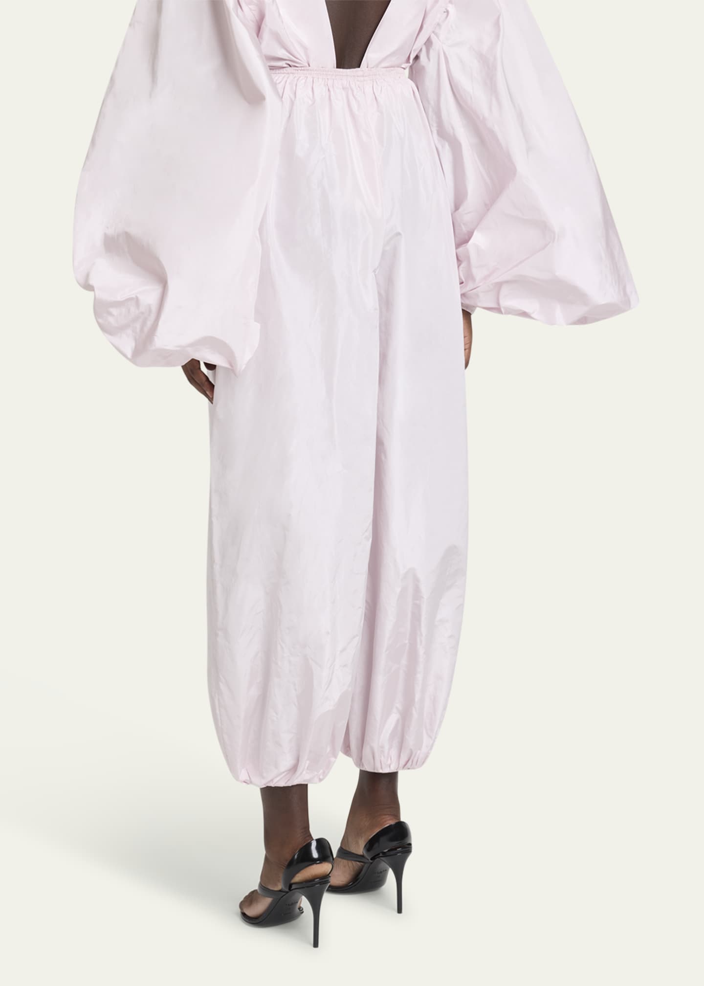ALAIA Balloon Silk Taffeta Pants Image 3 of 5