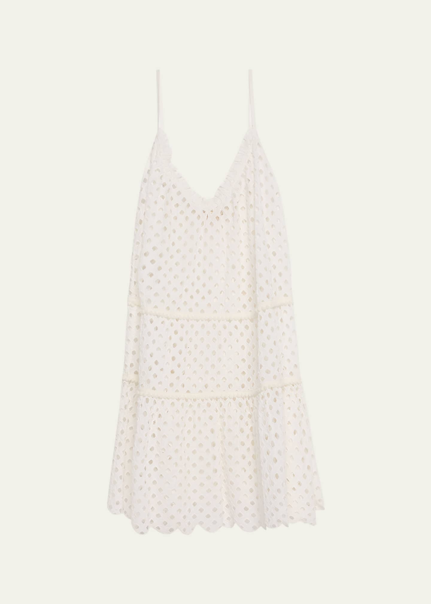 Ramy Brook Marg Eyelet Sun Dress Coverup Image 1 of 4
