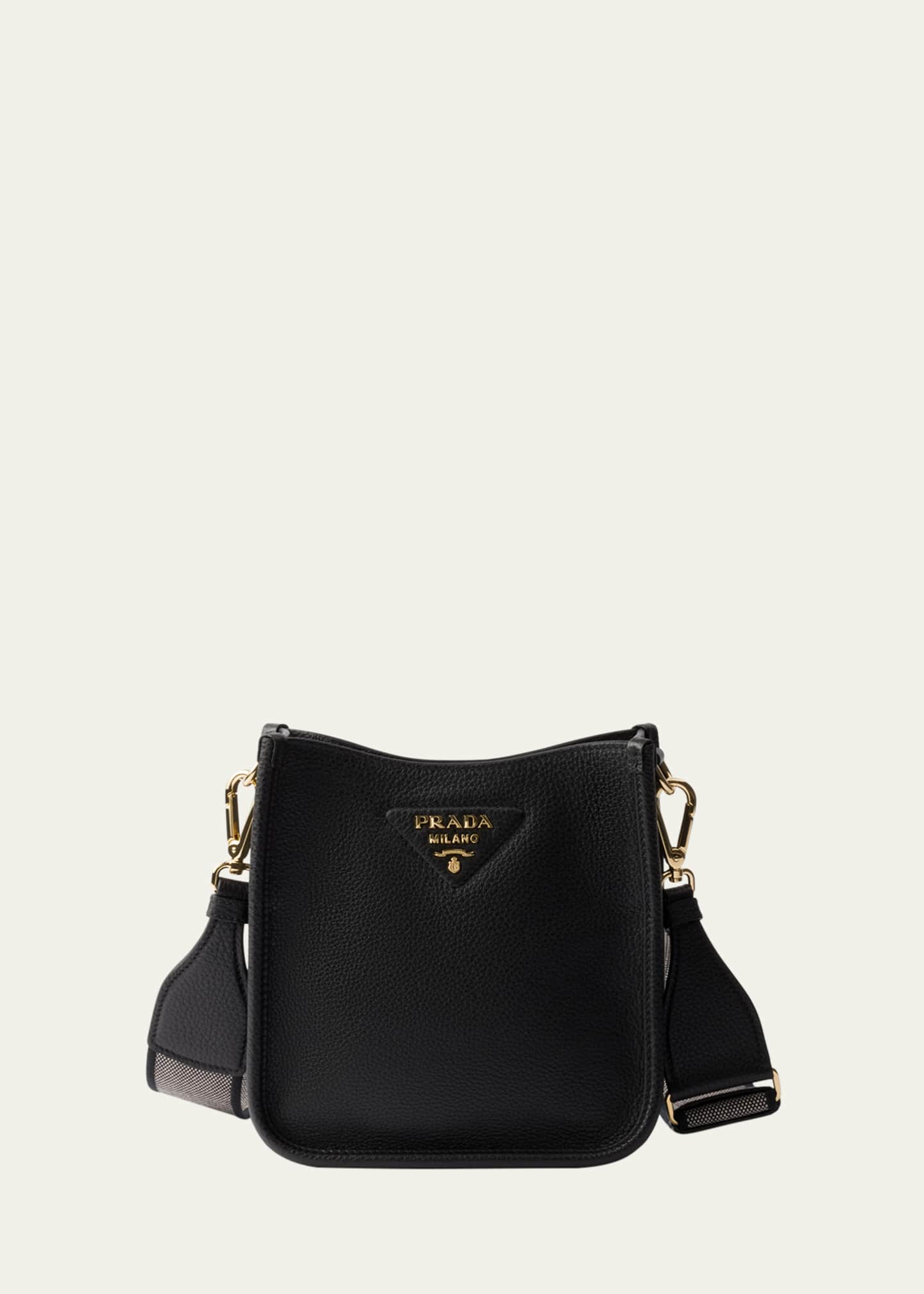 Prada Mini Daino Soft Leather Hobo Crossbody Bag Bergdorf Goodman