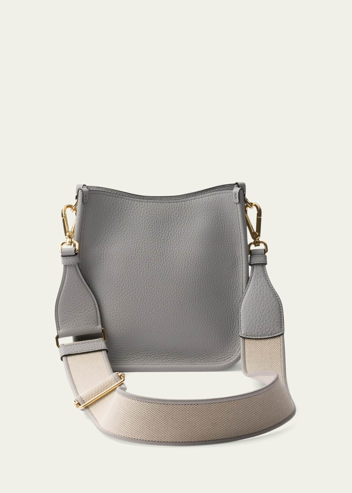 Prada Mini Daino Soft Leather Hobo Crossbody Bag Image 2 of 3