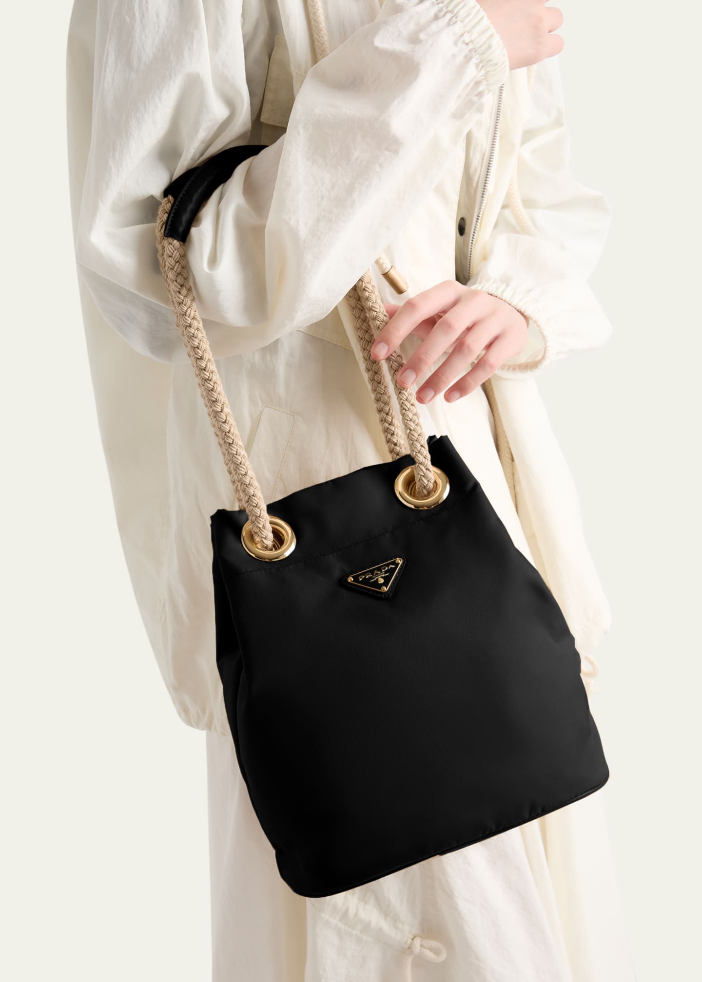 Prada Tessuto Rope Bucket Bag Image 2 of 5