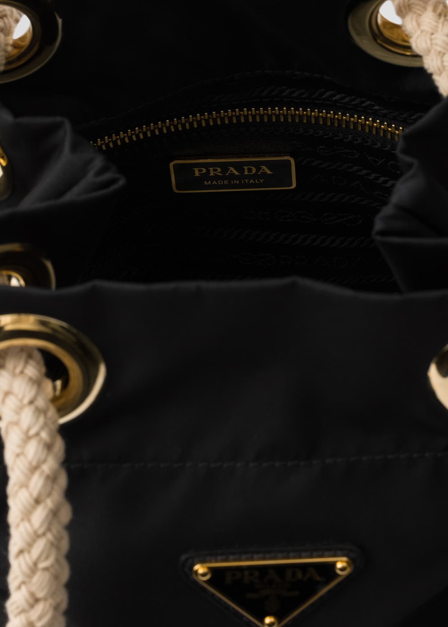 Prada Tessuto Rope Bucket Bag Image 4 of 5