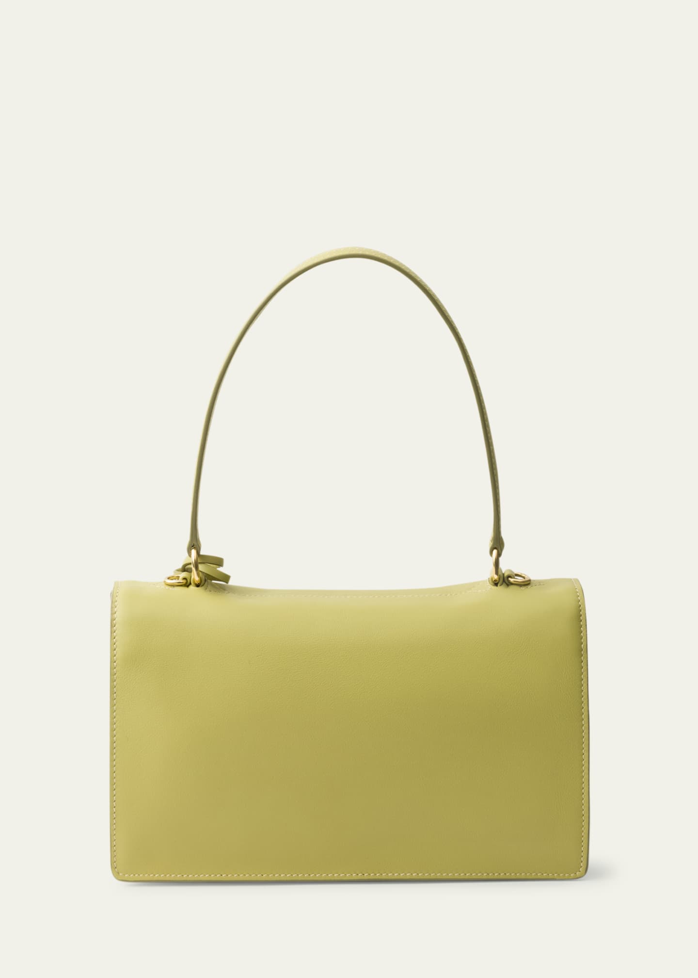 Prada Sound Medium Soft Leather Top-Handle Bag Image 3 of 5